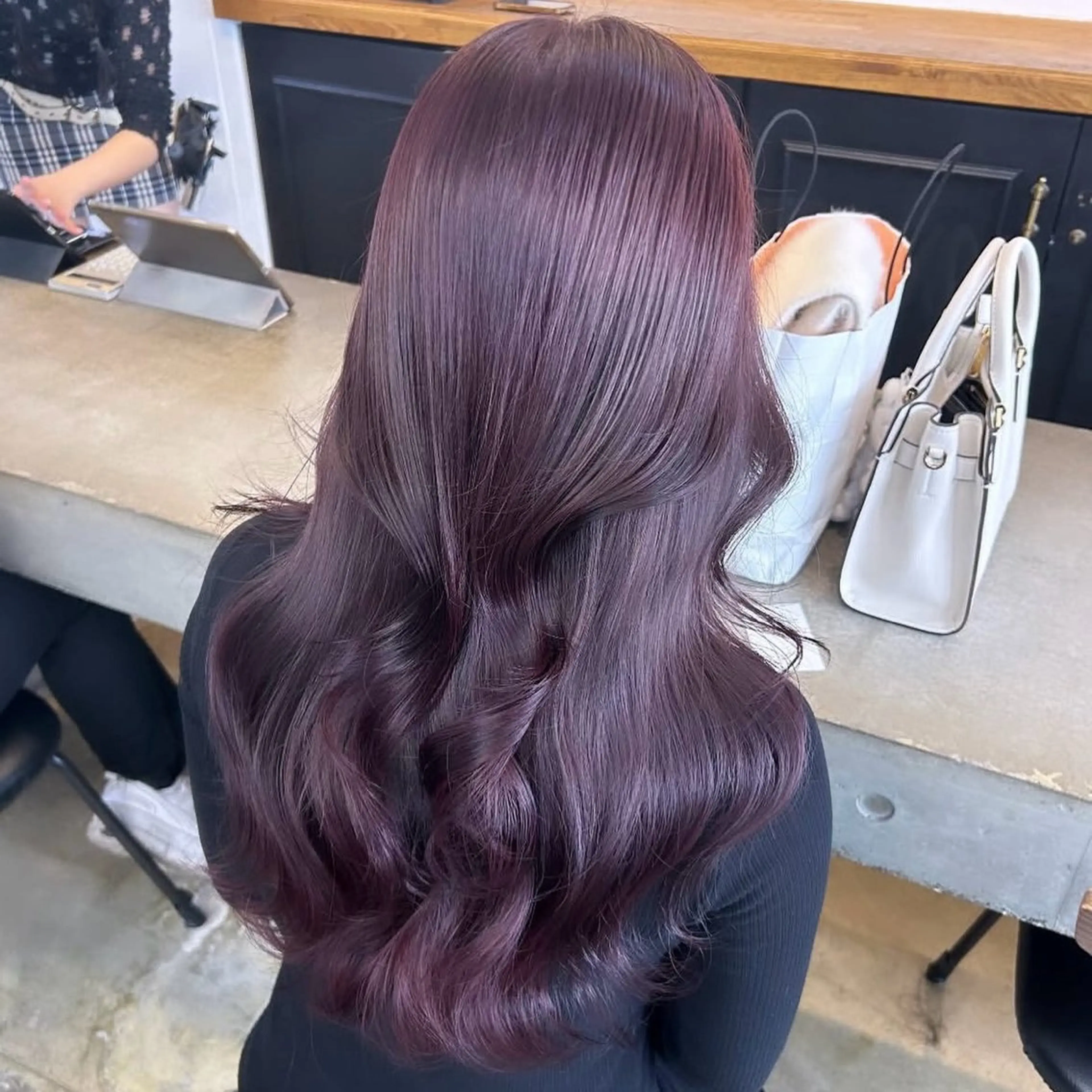 セミロング カラー パーマ ヘアアレンジ メンズ 暖色💖ツヤ髪💖 masae🌼のヘアスタイル