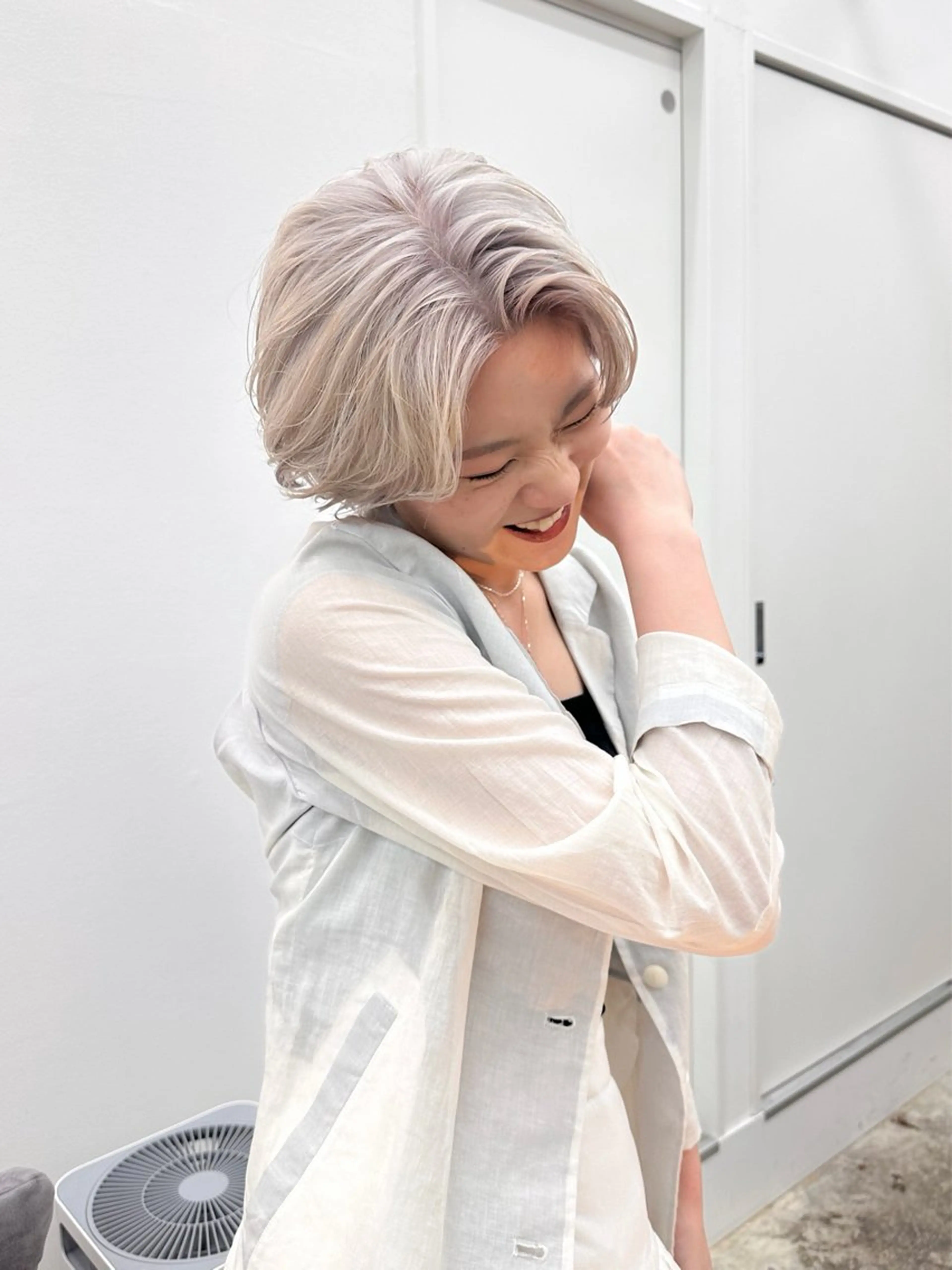 ショート カラー amy.所属・メンズカットパーマ/ ブリーチ高柳将太のヘアスタイル