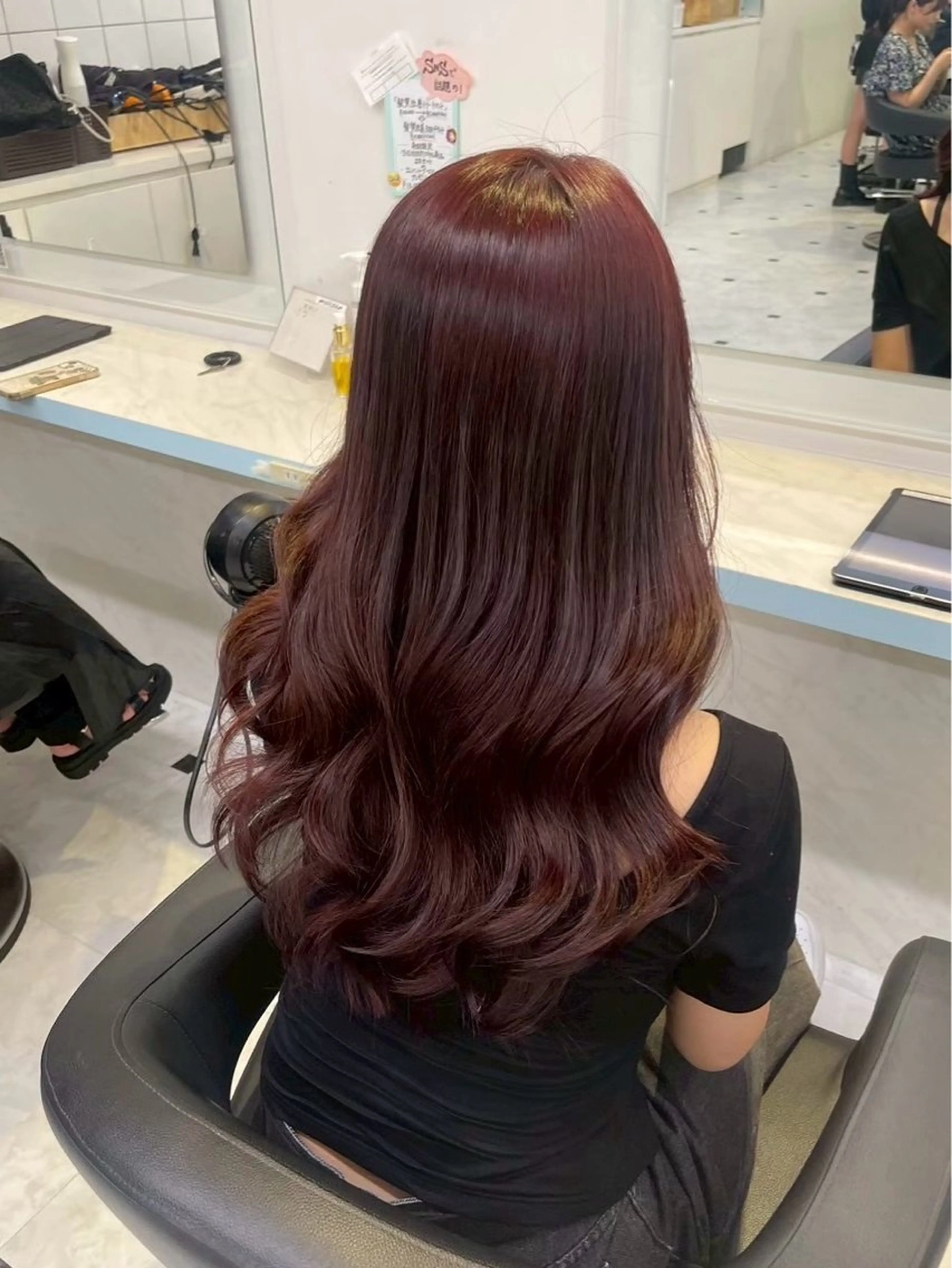 カラー 🤍セット簡単パーマ 🤍TAMAKIのヘアスタイル