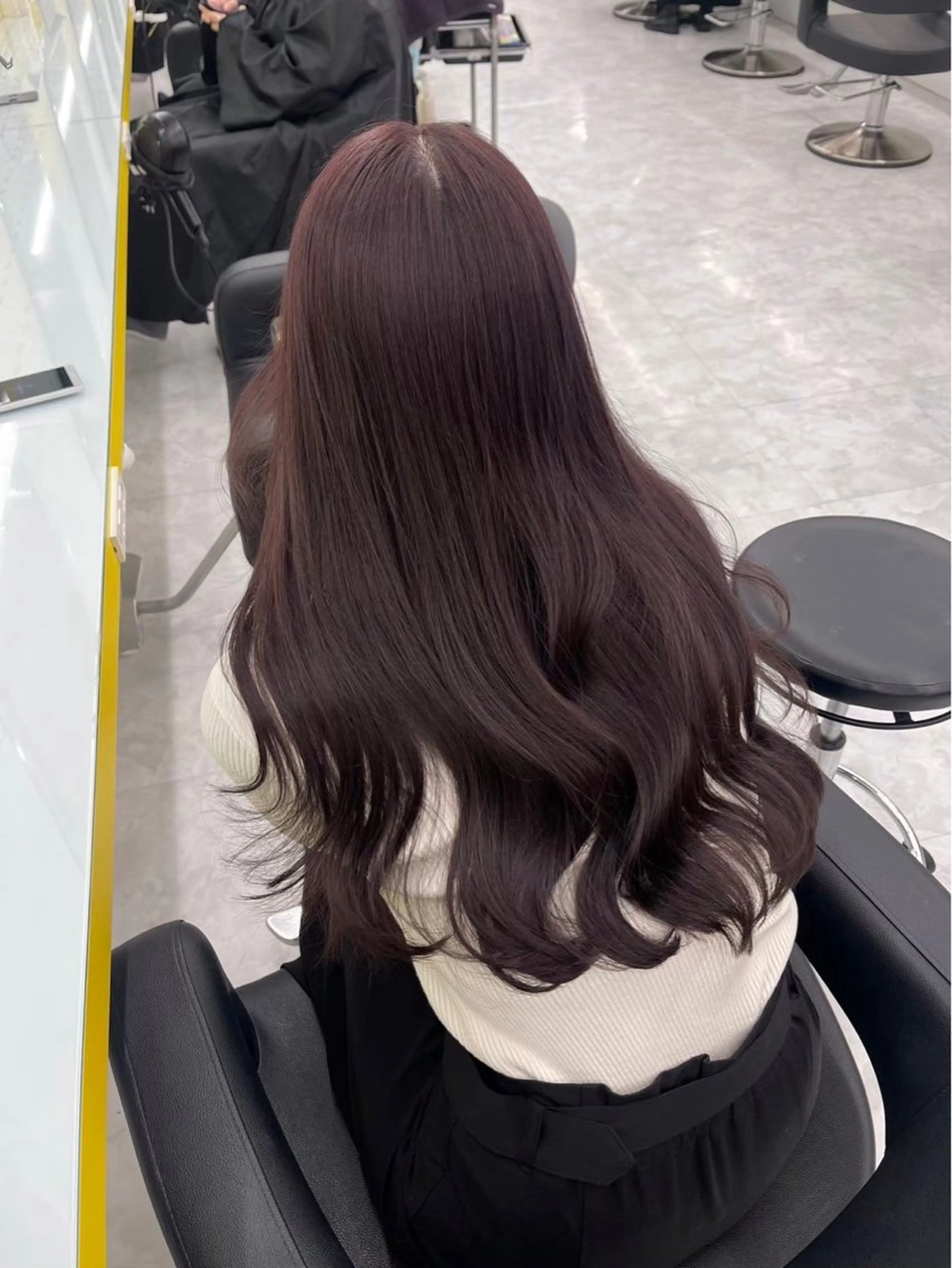 ロング カラー 🎀暖色/ラベンダー /paru🤍のヘアスタイル