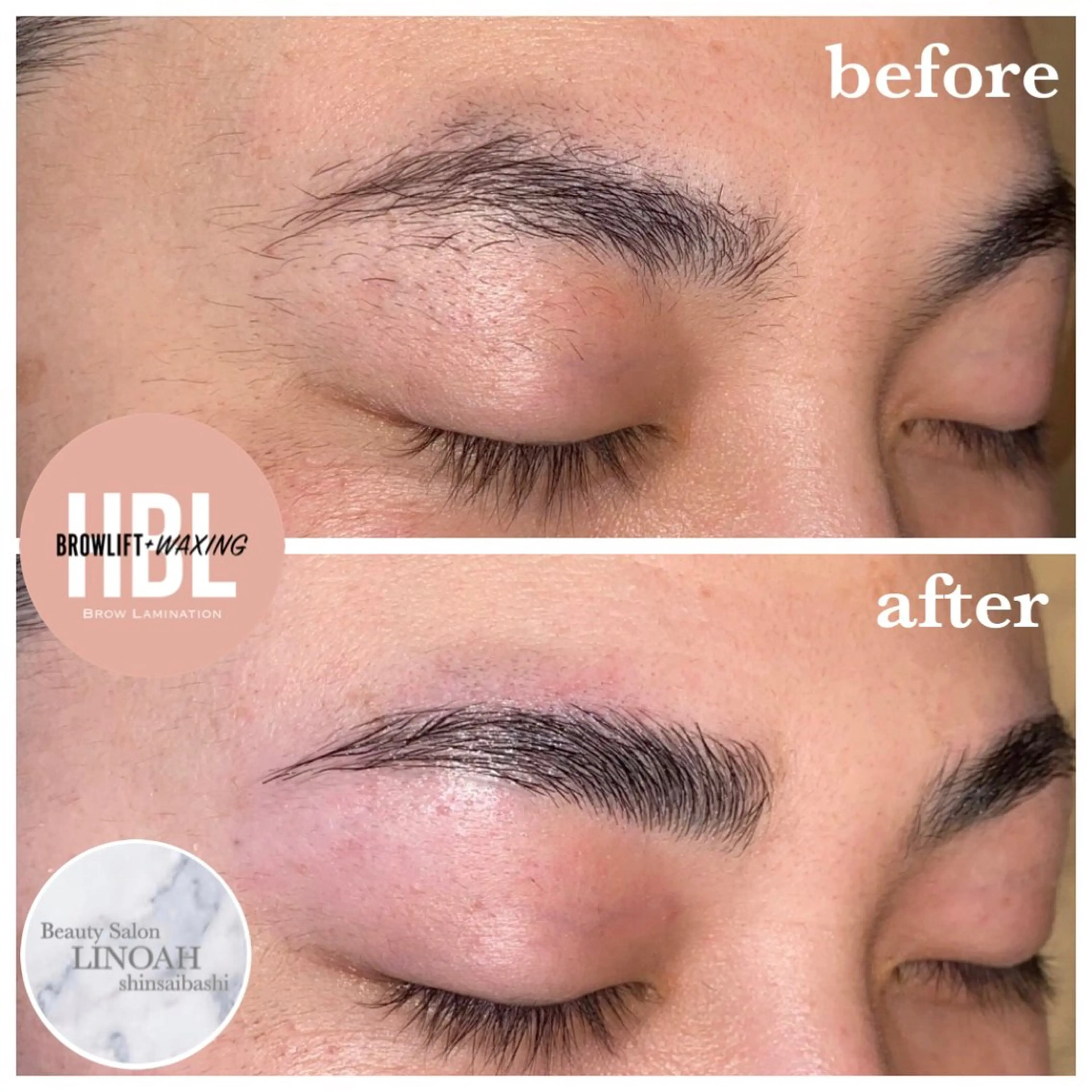 メンズ アイブロウ ハリウッドブロウリフト ワックス脱毛 その他(アイブロウ) ビューティーサロン リノア心斎橋店のエステ・リラクイメージ