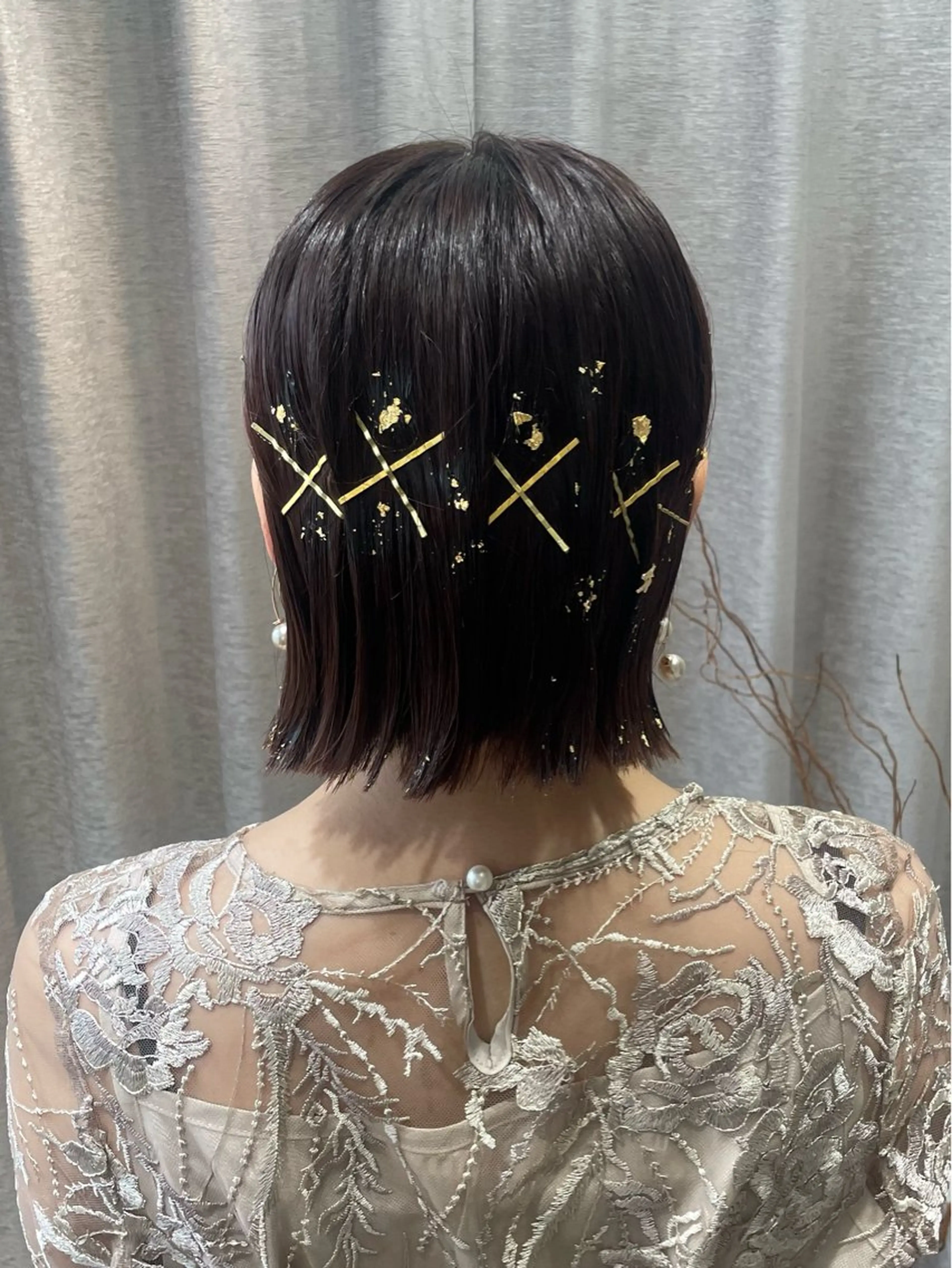 ミディアム ヘアアレンジ ヘアセット ayano / 透明感・くすみカラーのヘアスタイル