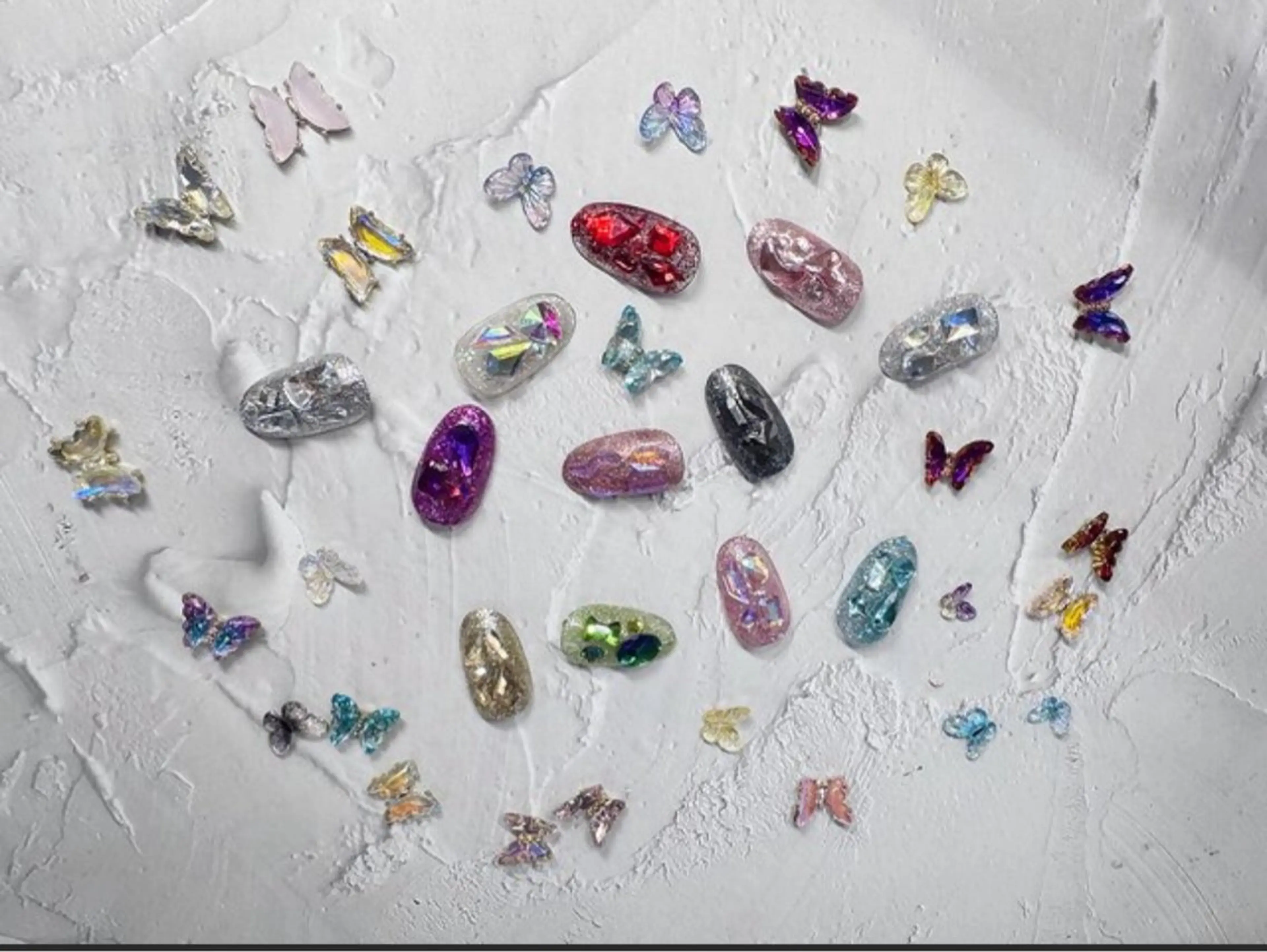 ワンカラー&1本埋め尽くし¥5500の写真