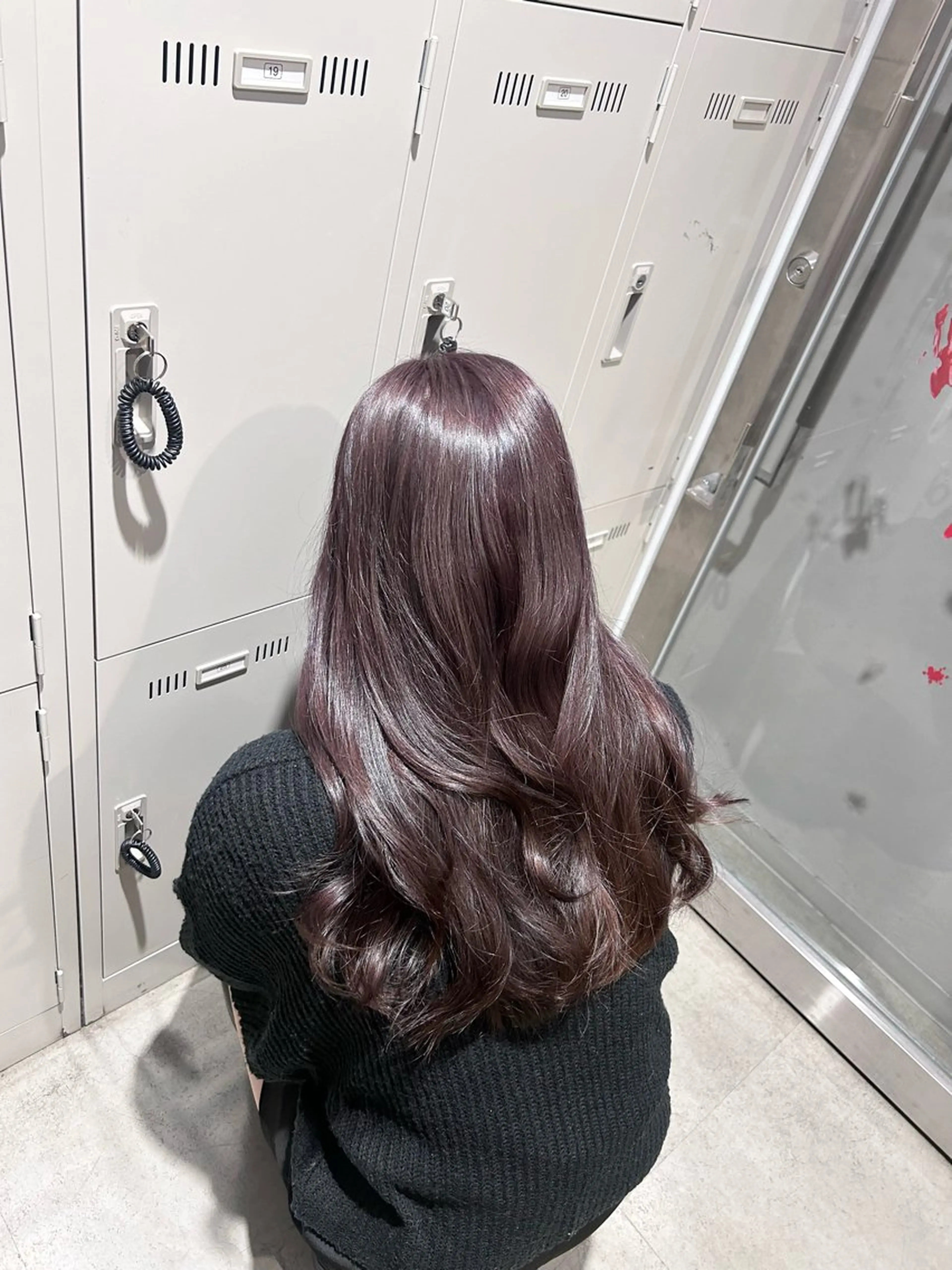 カラー ヘアカラー トリートメント 透明感ベージュ🤎 ナチュラルレイヤーのヘアスタイル