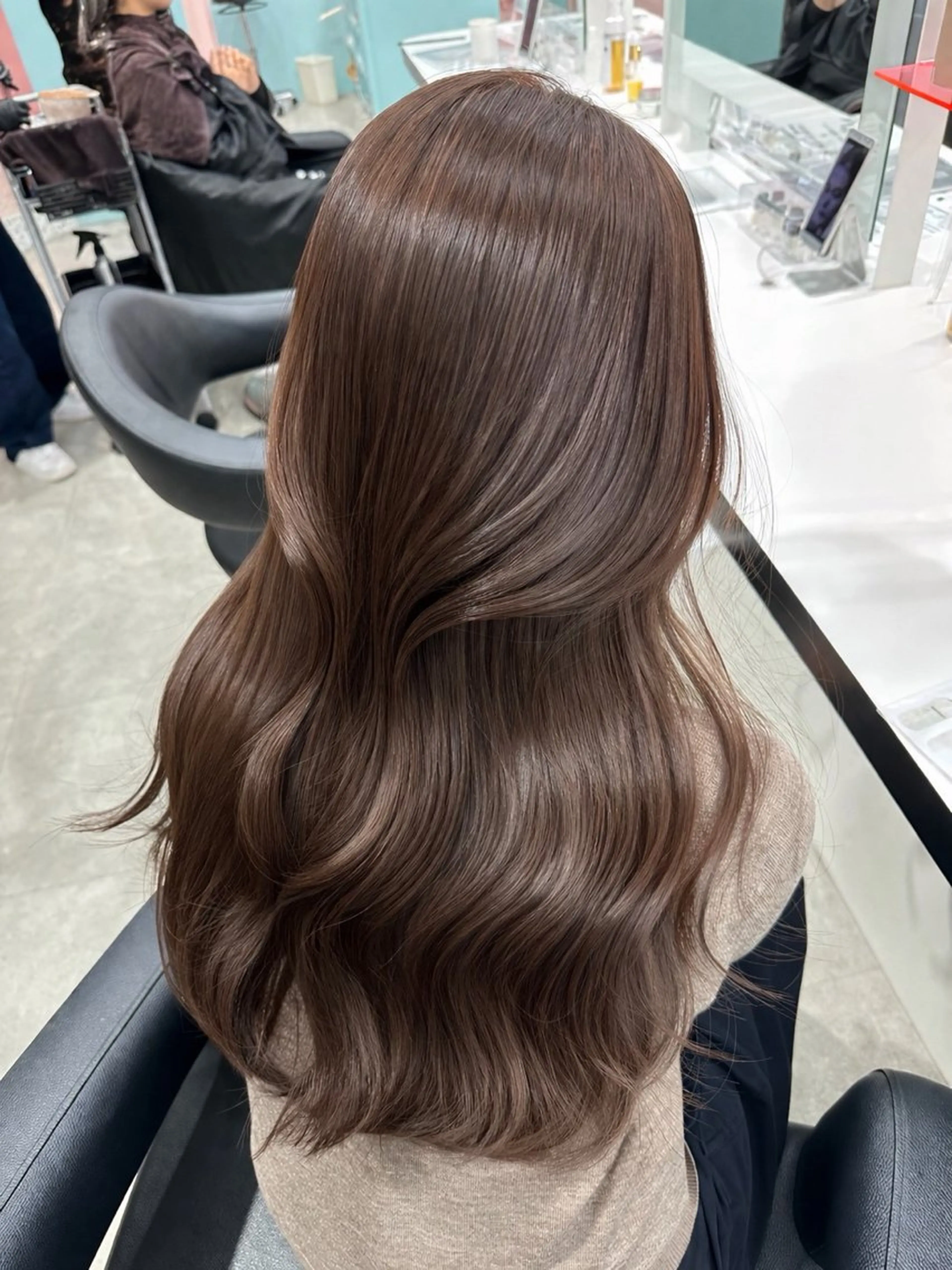 ロング カラー ヘアカラー トリートメント 韓国風カラー🇰🇷 /kotona️🫧のヘアスタイル