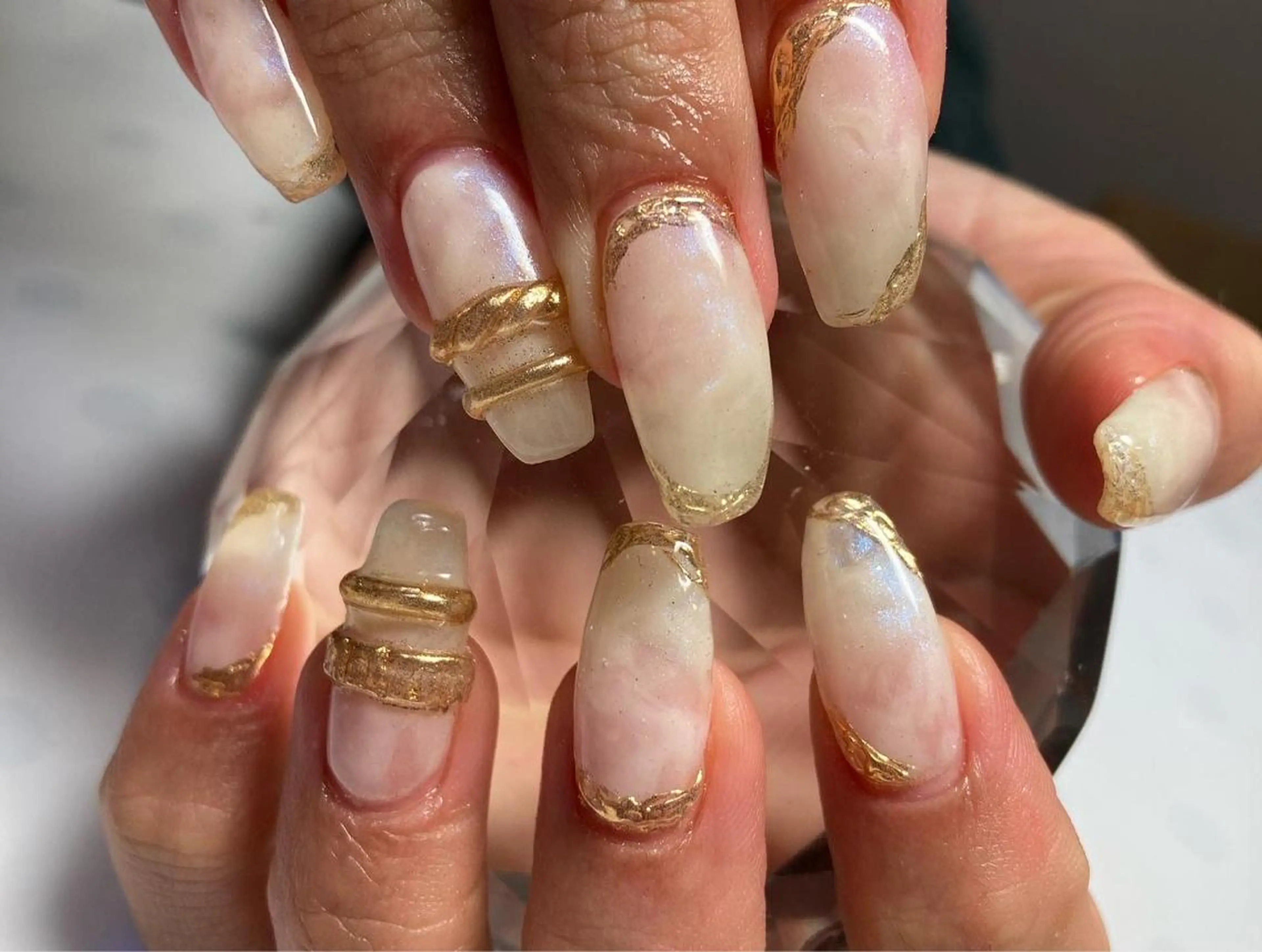 ミディアム ネイル nail yukkoのネイルデザイン