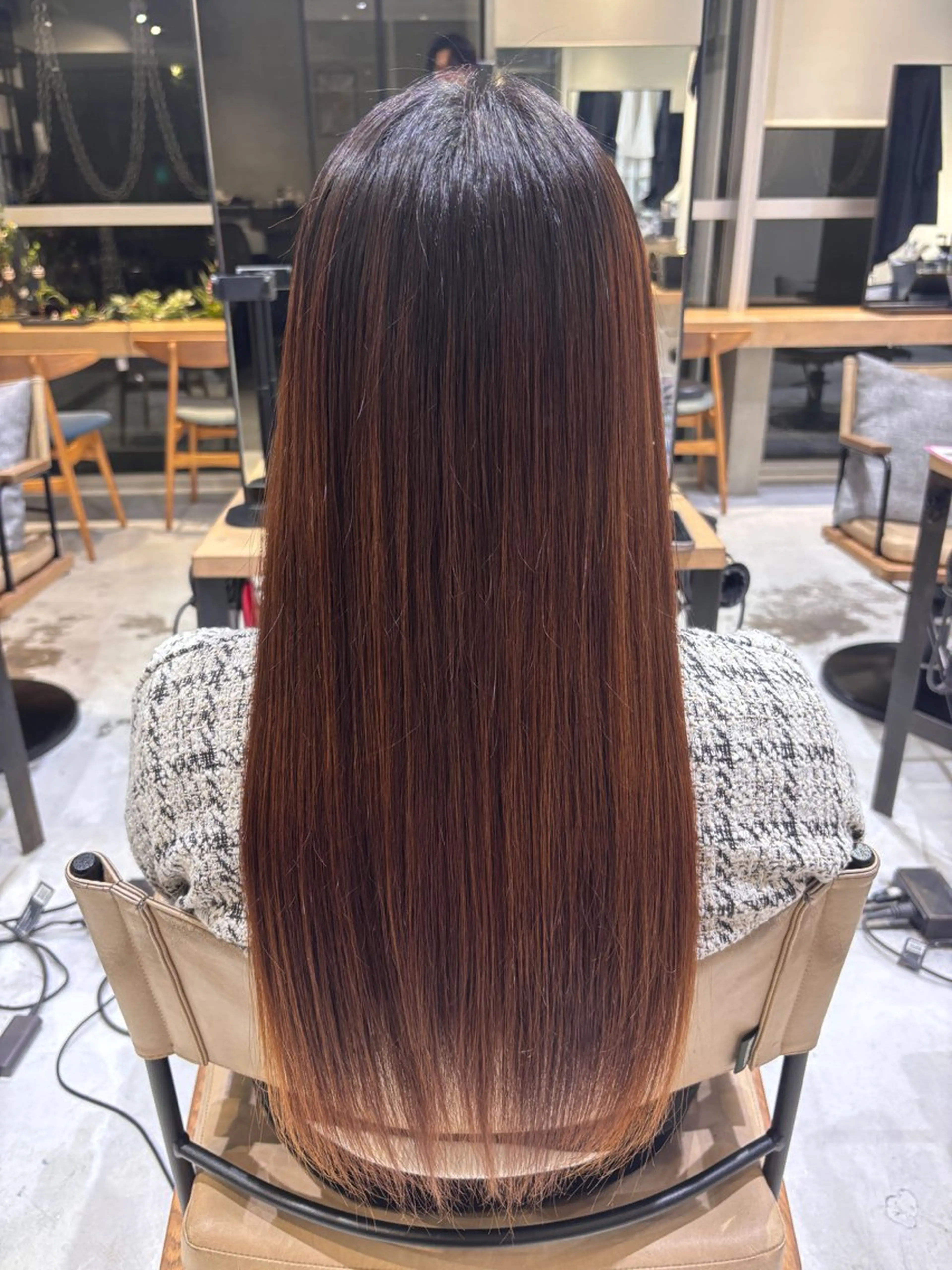 ロング 縮毛矯正 FILMS Rinoのヘアスタイル