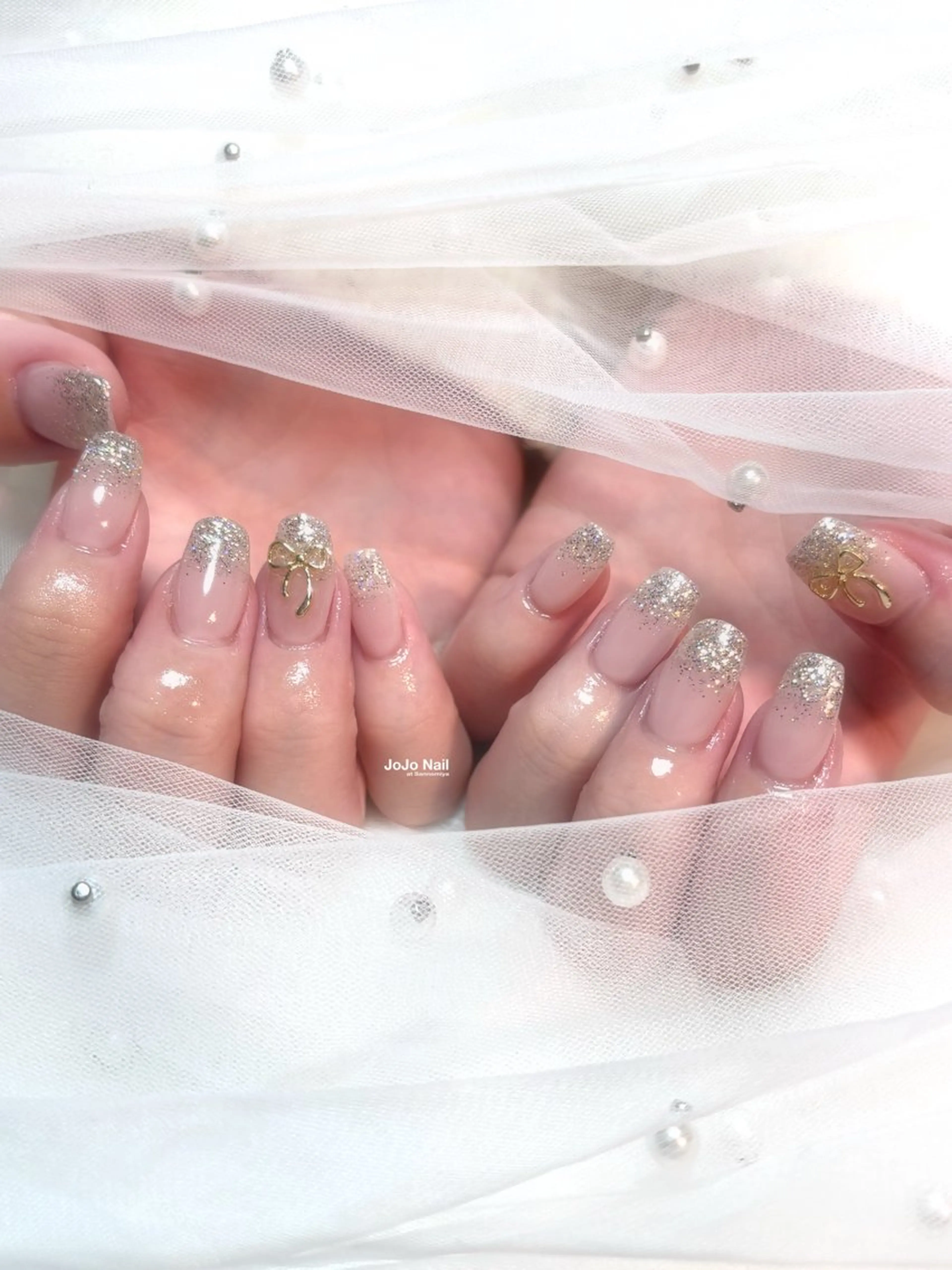 ネイル 長さ出し ハンドネイル SERINA.K /JOJO@三宮のネイルデザイン