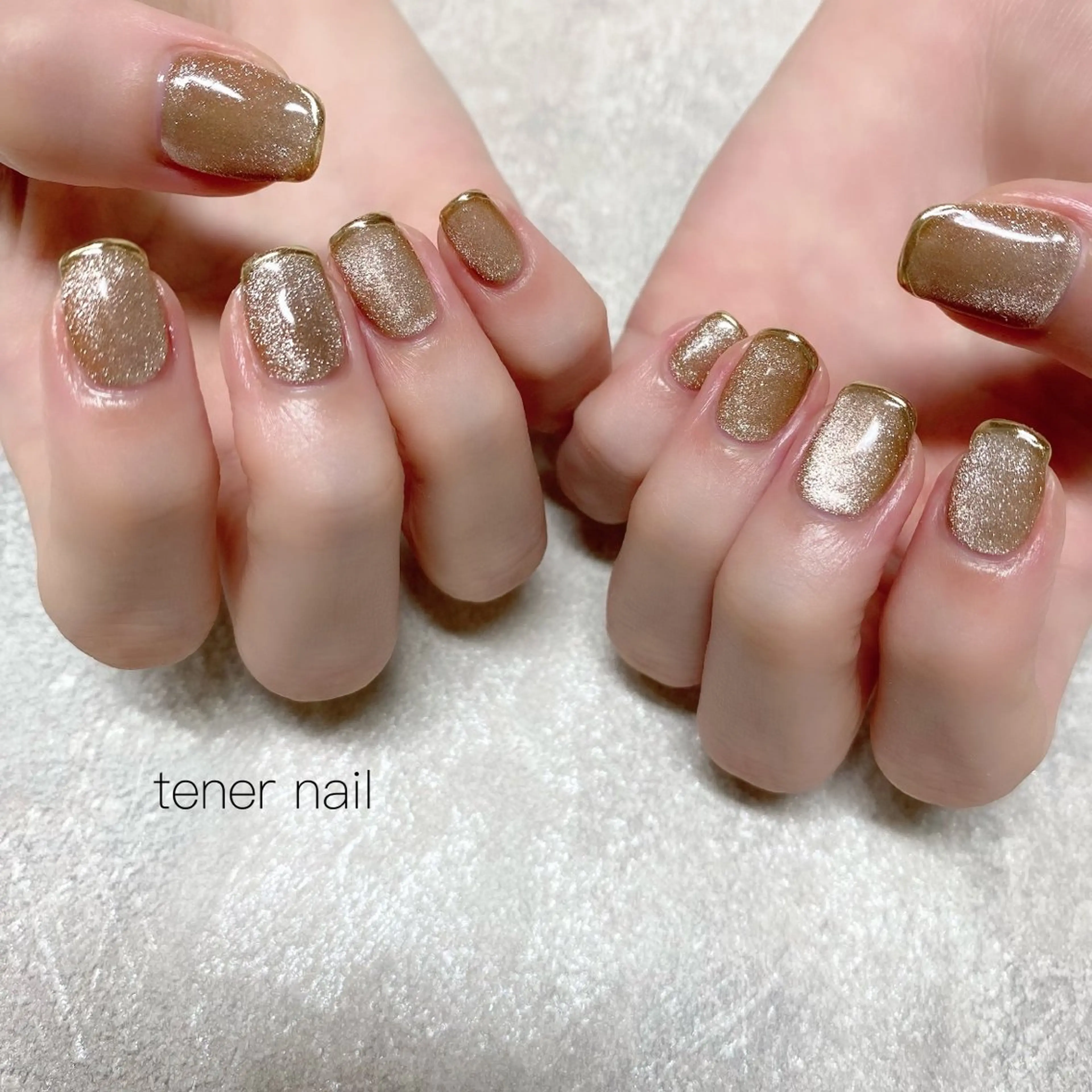 ネイル フレンチネイル マグネットネイル ミラーネイル ハンドネイル テネルネイル tener nailのネイルデザイン