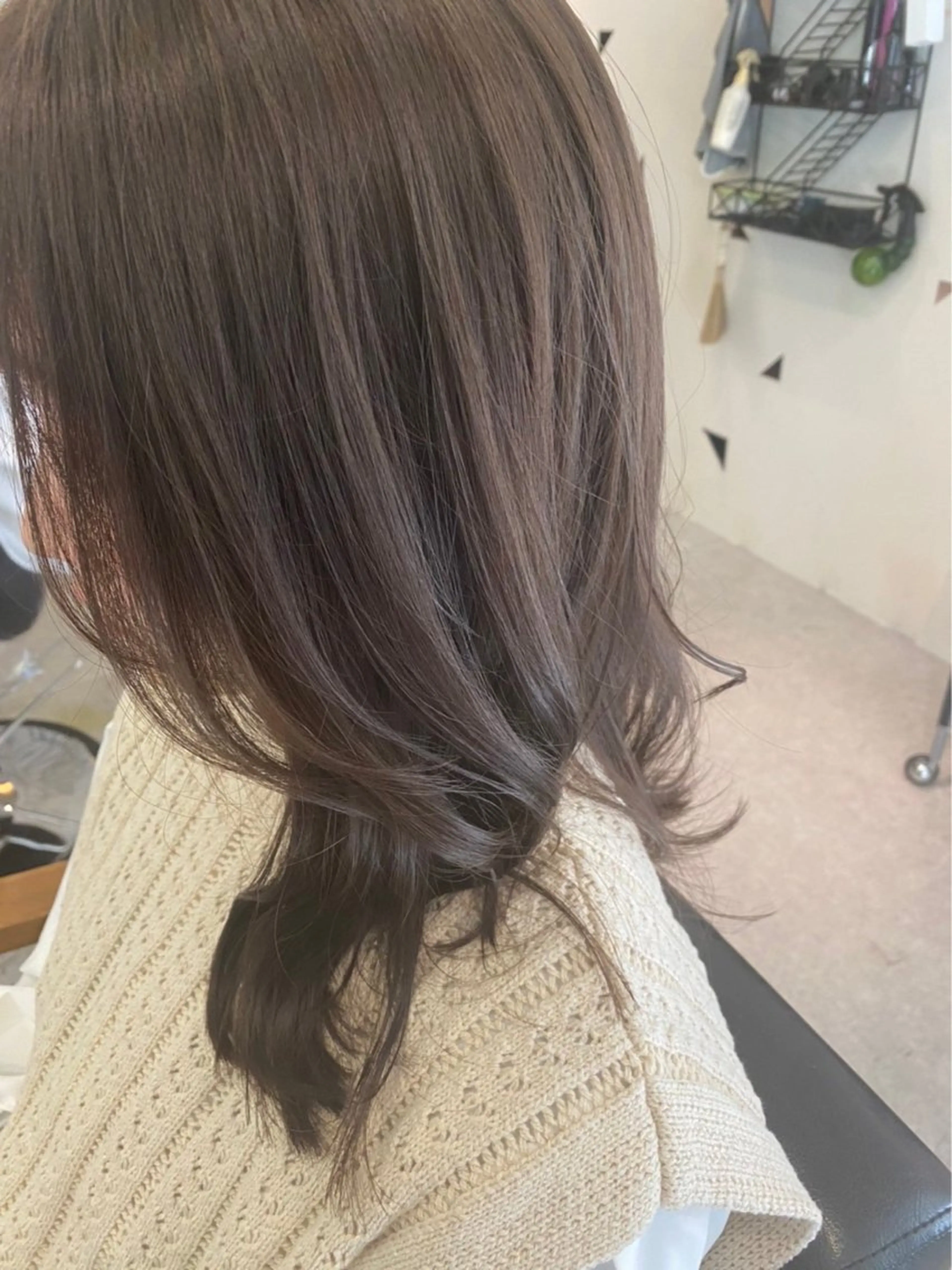 ロング カラー 特化✨透明感カラー 白髪染め✨住田緋菜のヘアスタイル