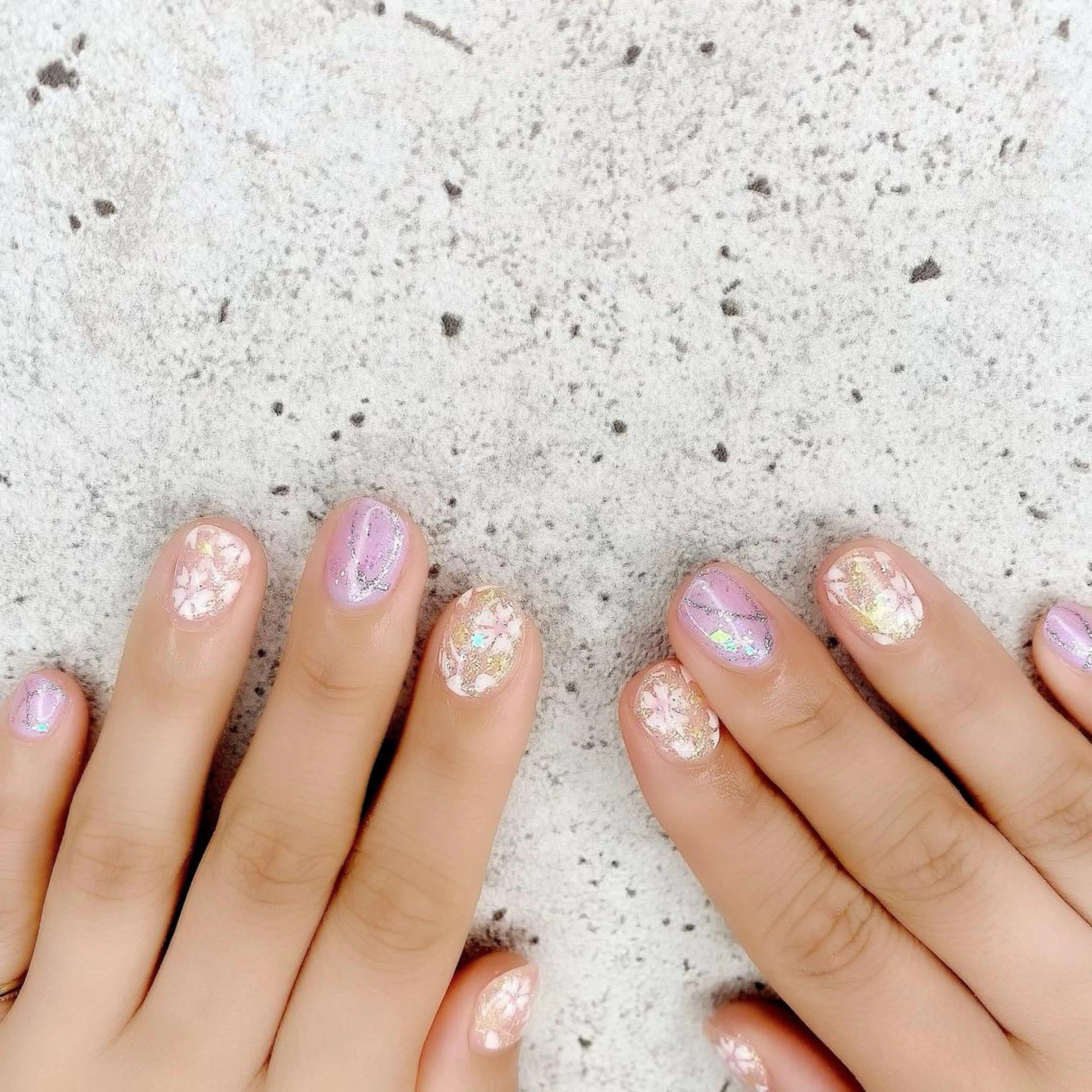 ショート カラー パーマ ヘアアレンジ メンズ キッズ ネイル マツエク・マツパ ハンドネイル Salon Ｋのネイルデザイン