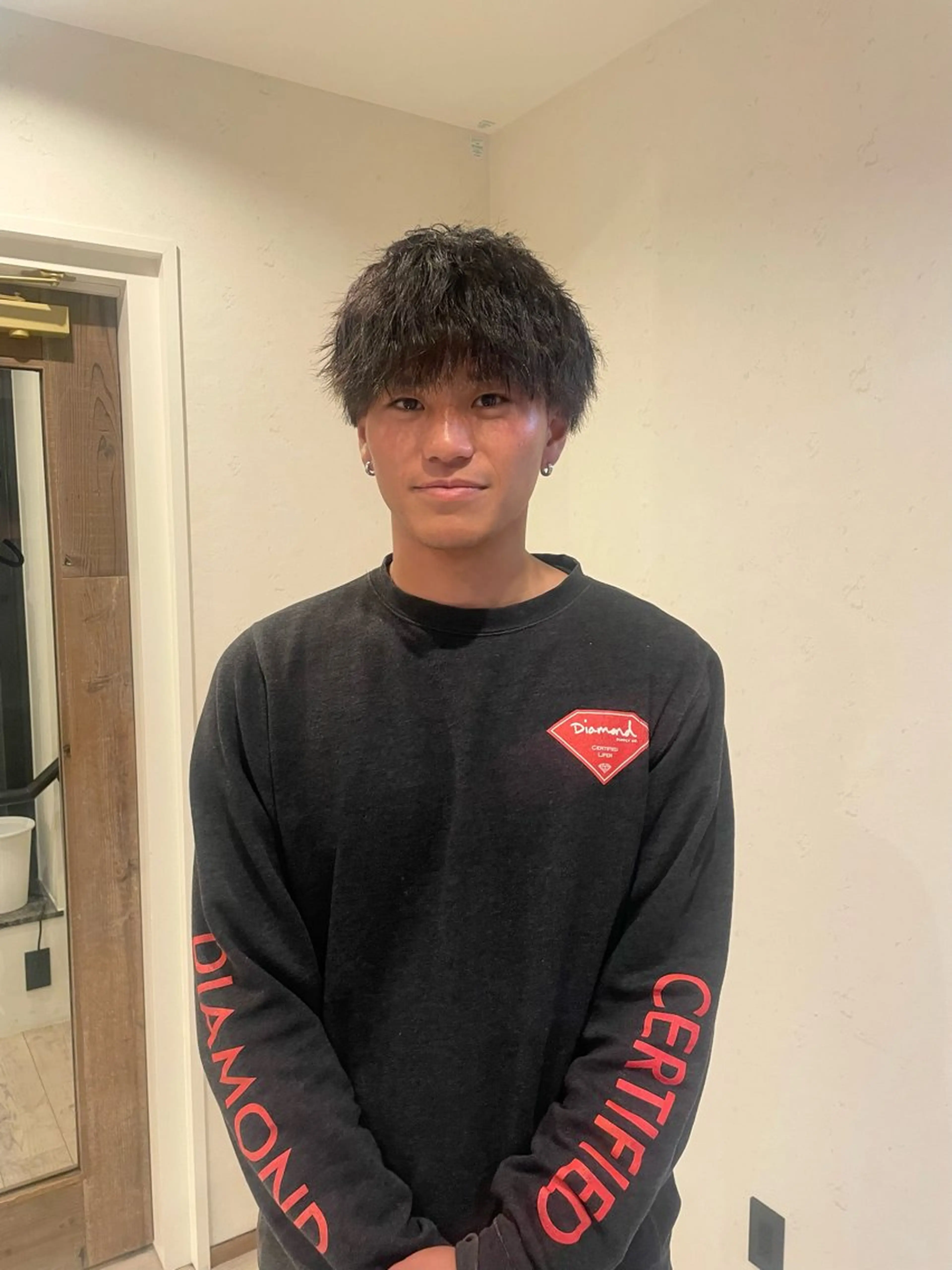 ショート メンズ 渋谷 留菜のヘアスタイル