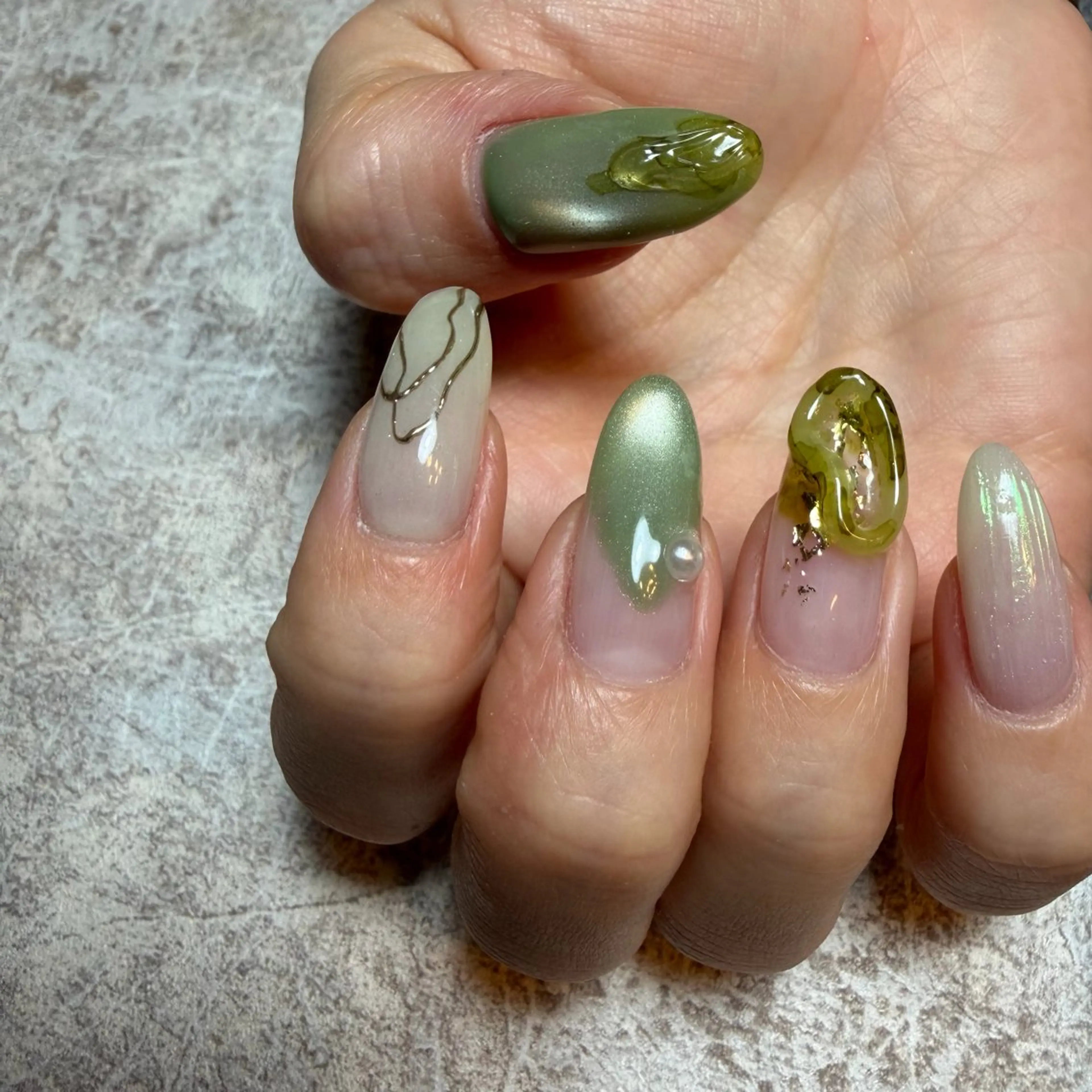 ネイル 自由が丘サロン あやめ💅のネイルデザイン