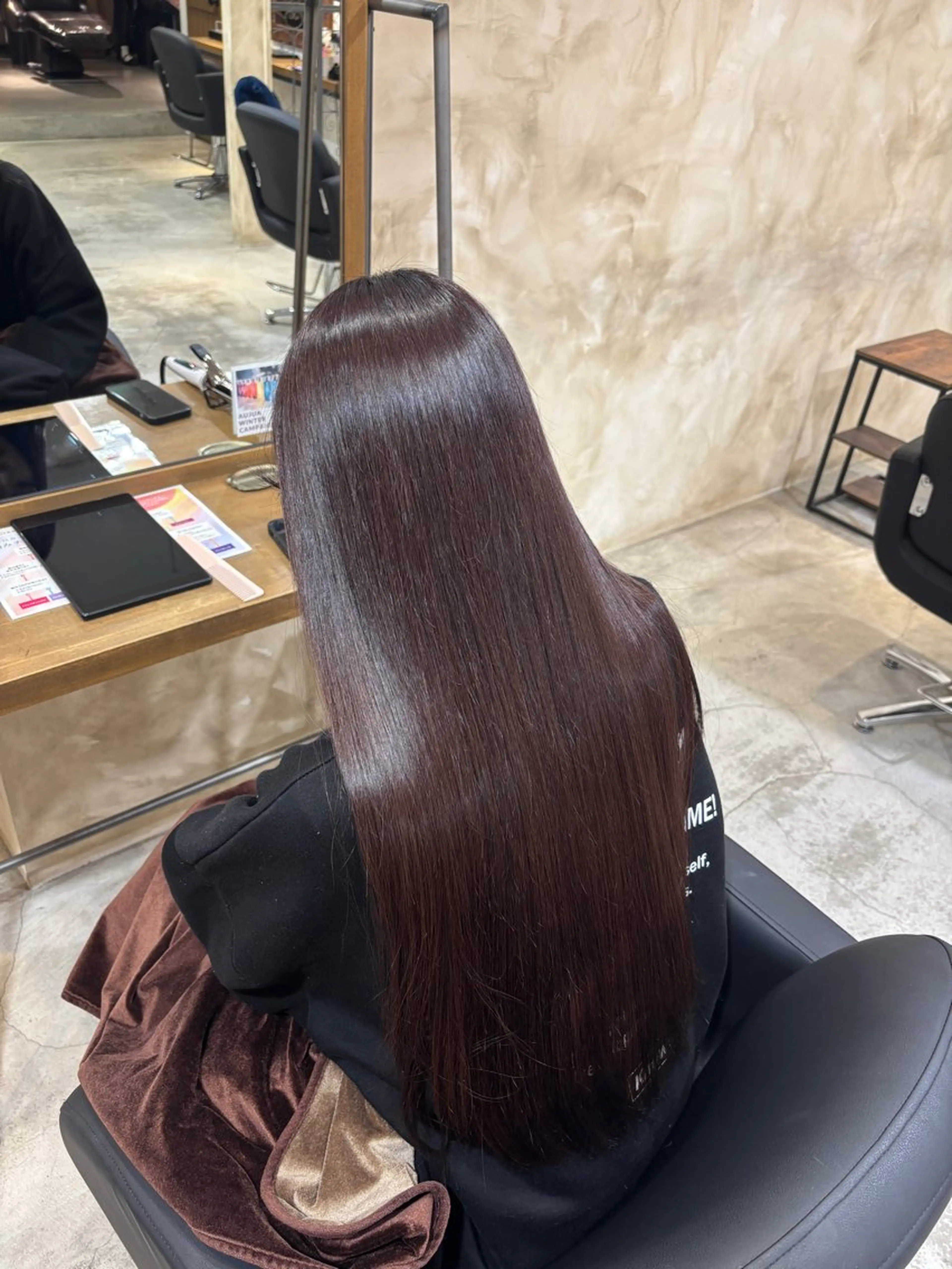 ロング カラー カット ヘアカラー トリートメント ツヤカラー🫧Sae ネイルモデル募集中のヘアスタイル