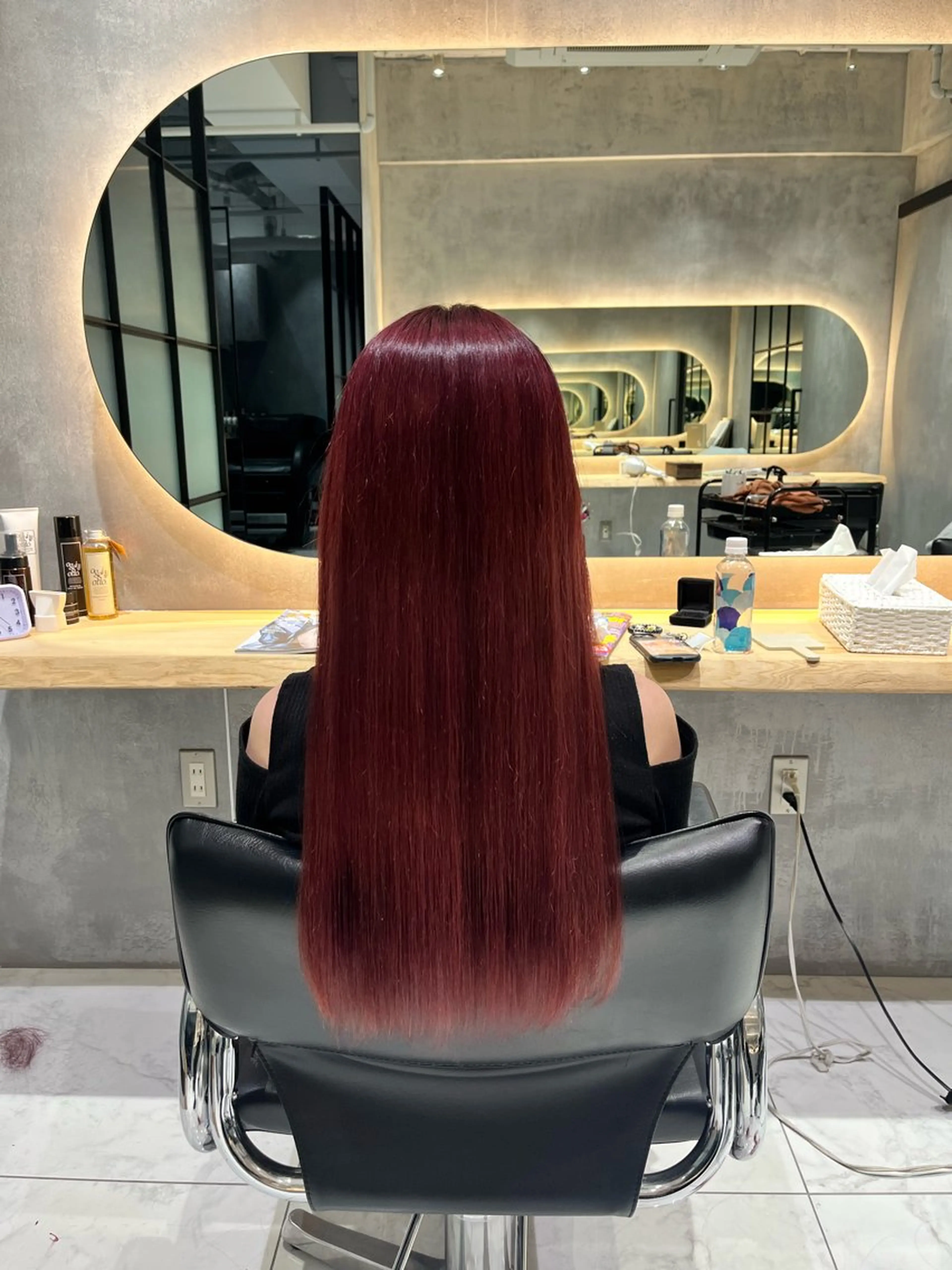 ロング カラー ヘアカラー トリートメント saya kaのヘアスタイル