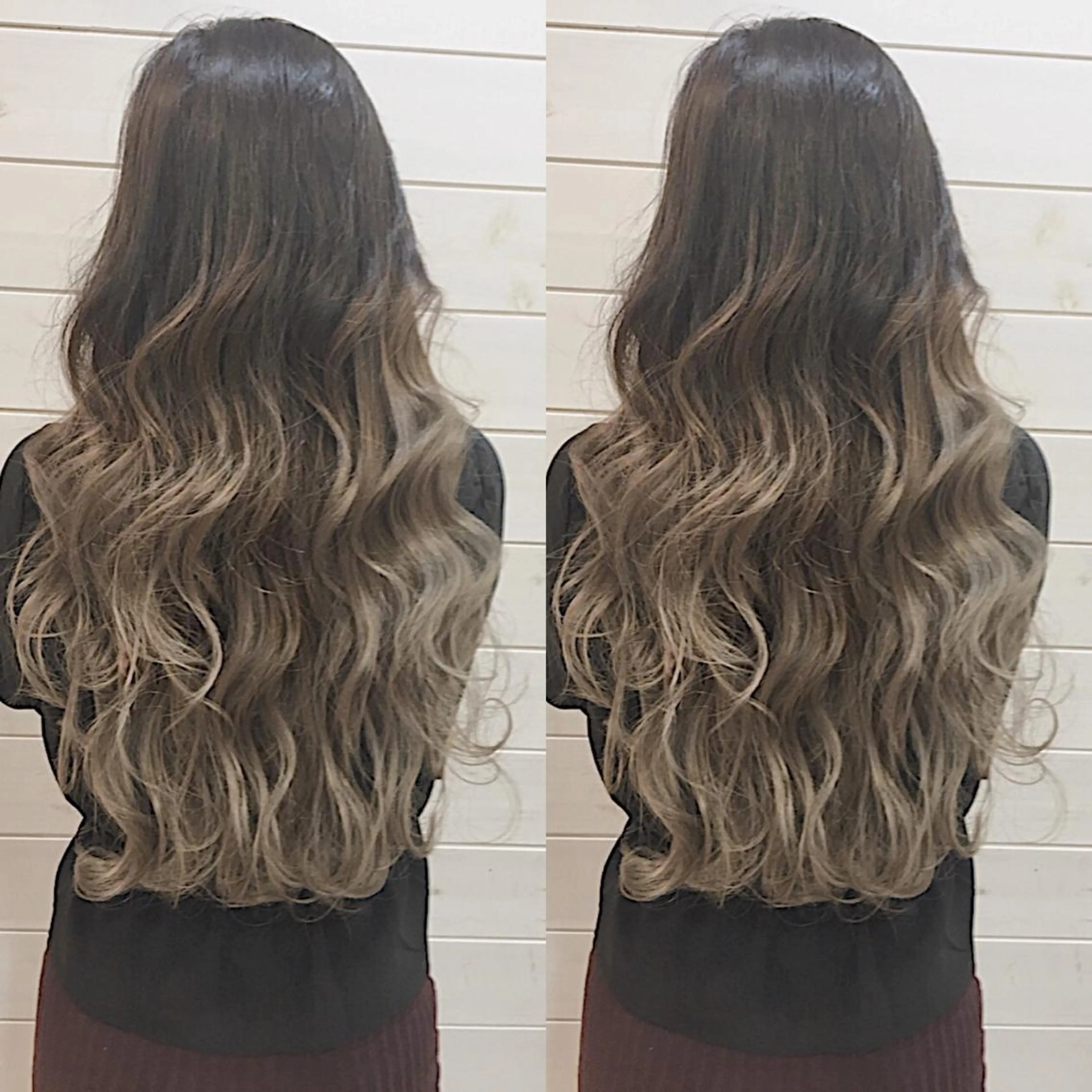 ロング カラー 心斎橋韓国ボブ 好原良真のヘアスタイル