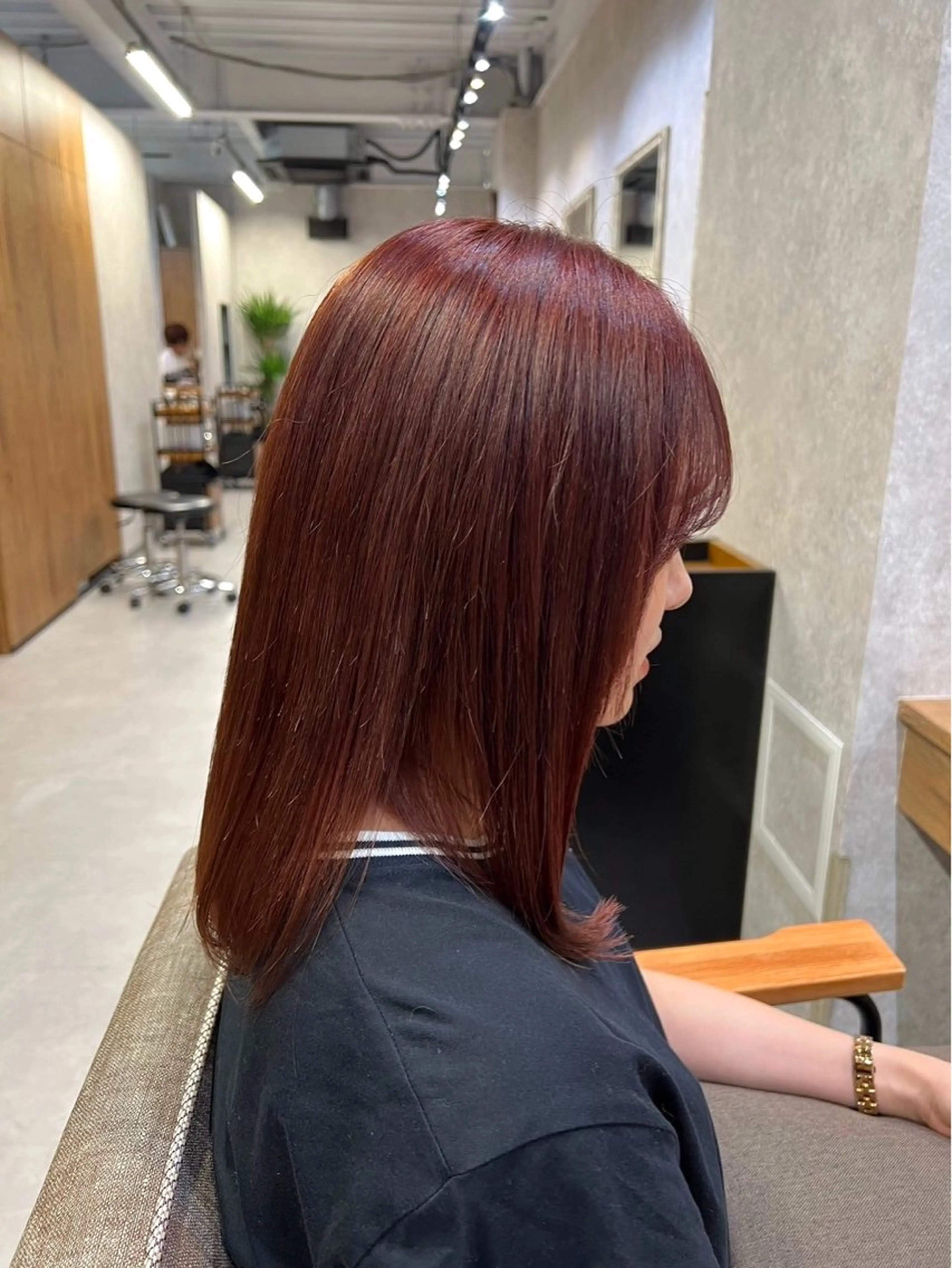 カラー ピンクカラー 榎本雪来⛄️ メンズカット✂️のヘアスタイル