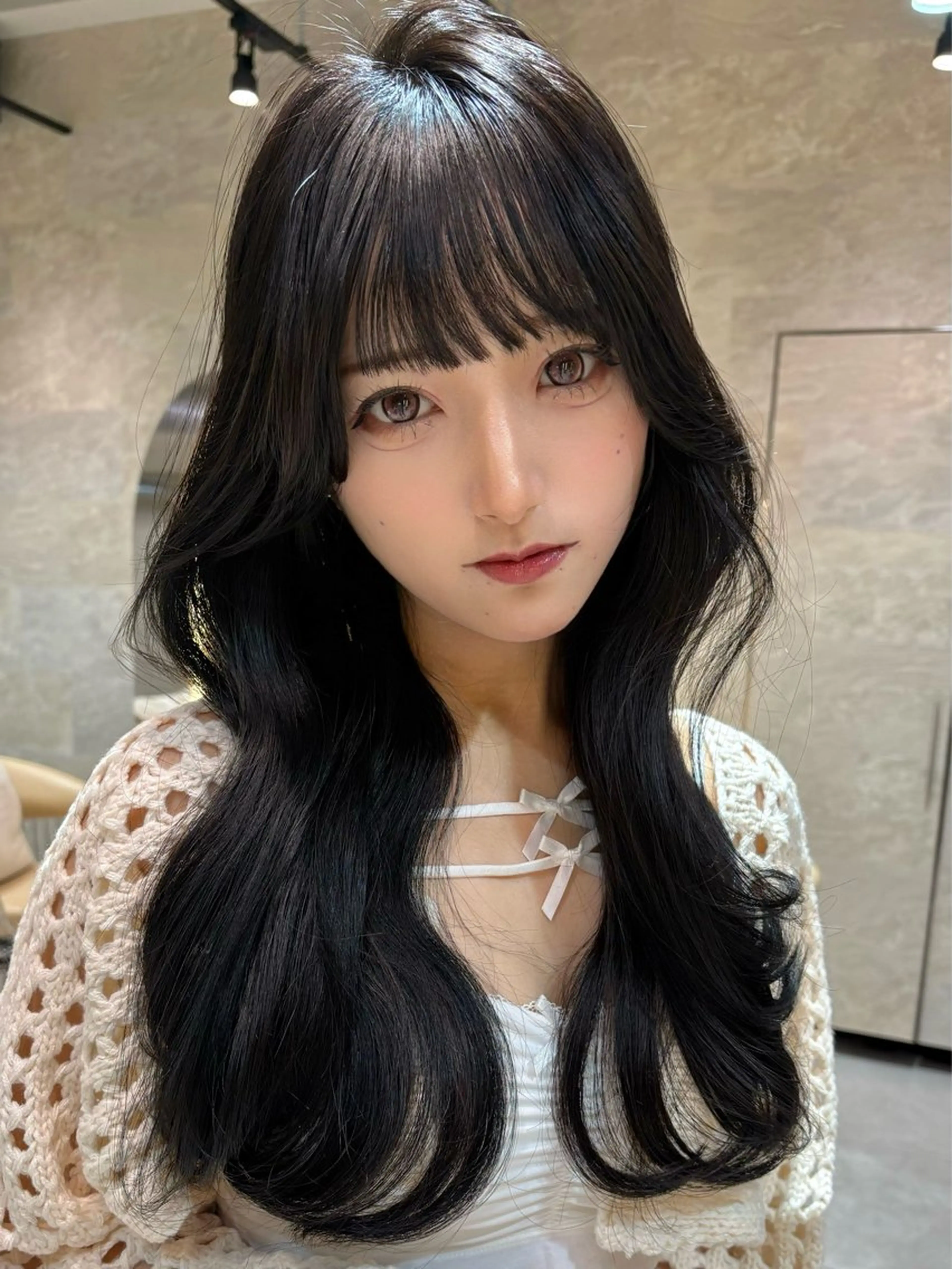 ロング カラー 仙台Ｉ韓国レイヤー Ｉ髪質改善Ｉ伊藤拓海のヘアスタイル