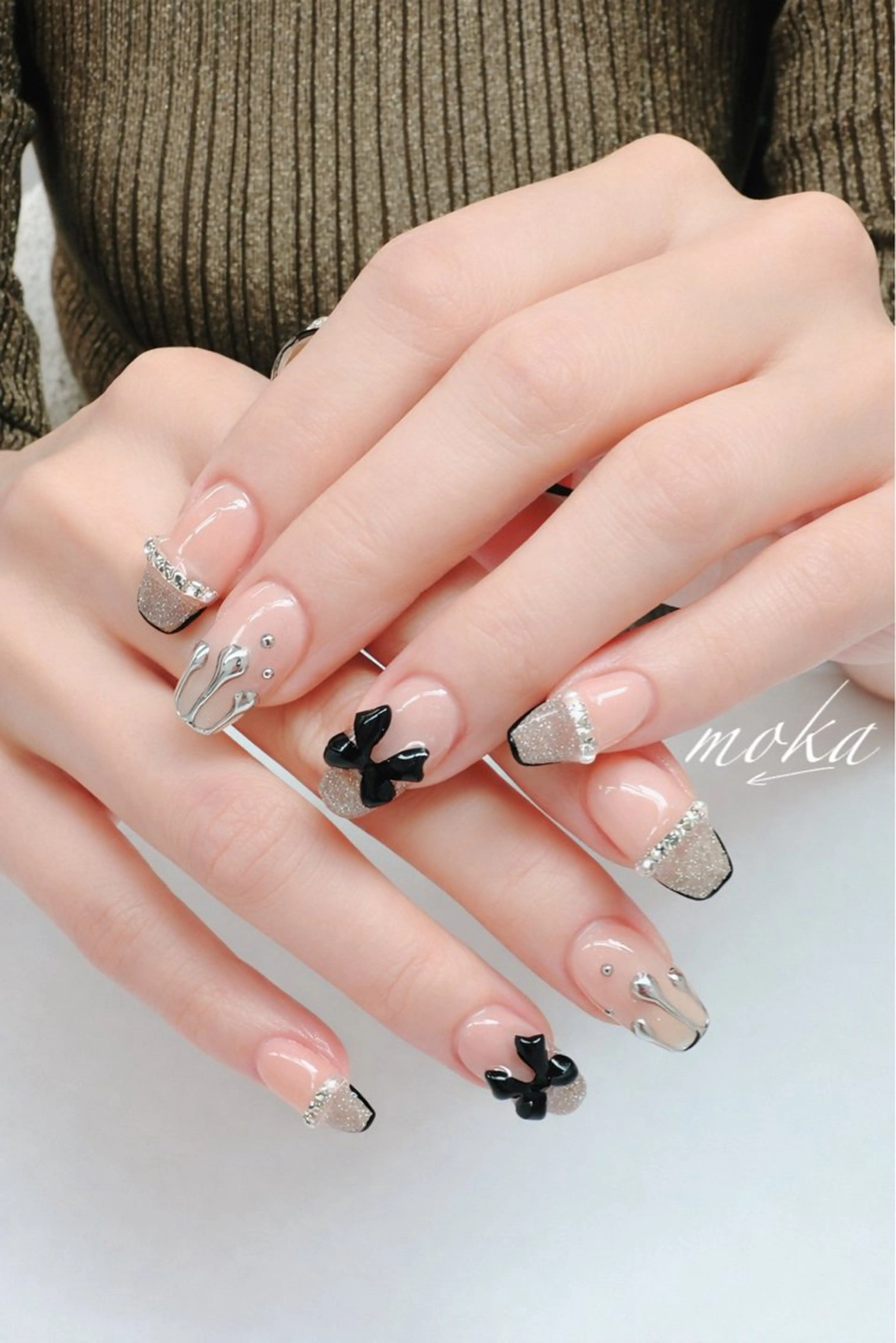 ネイル ハンドネイル ハンドケア 胡蝶蘭レディースサロ ンNailMOKAのネイルデザイン