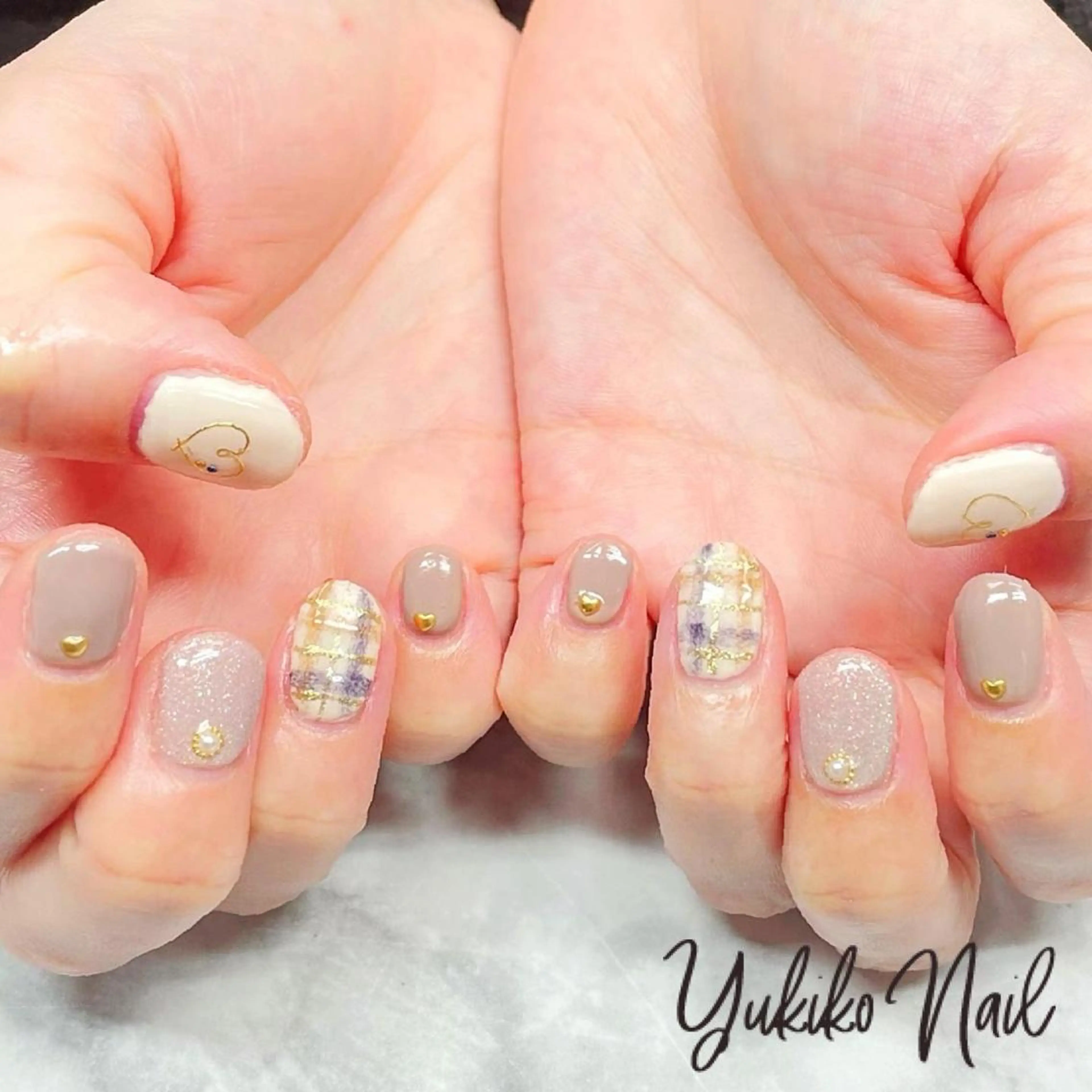 ネイル オフィスネイル ハンドネイル ユキコ ネイルのネイルデザイン