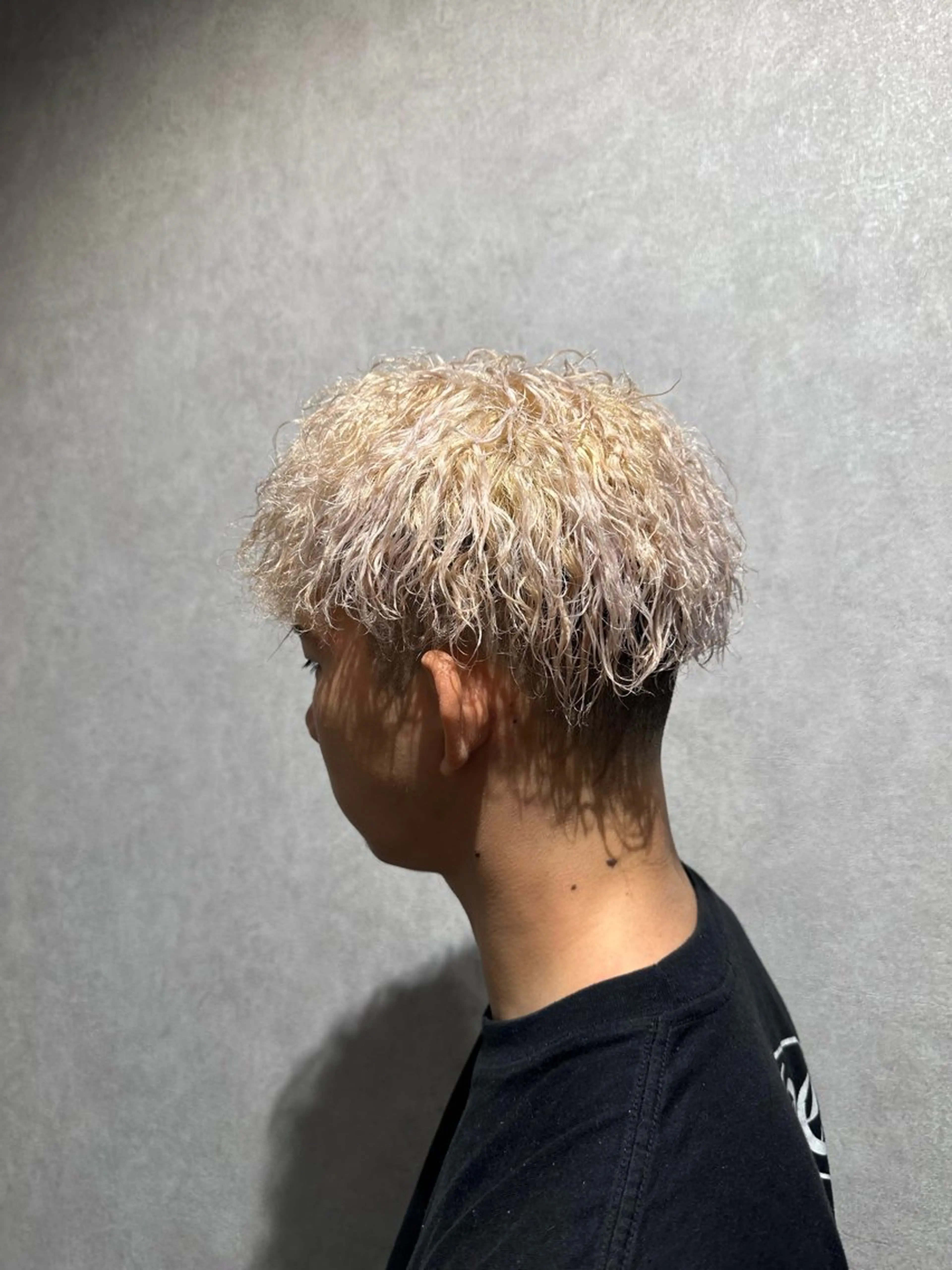 ミディアム カラー パーマ ヘアアレンジ メンズ メンズヘア静岡 ✂︎Ryuheiのヘアスタイル