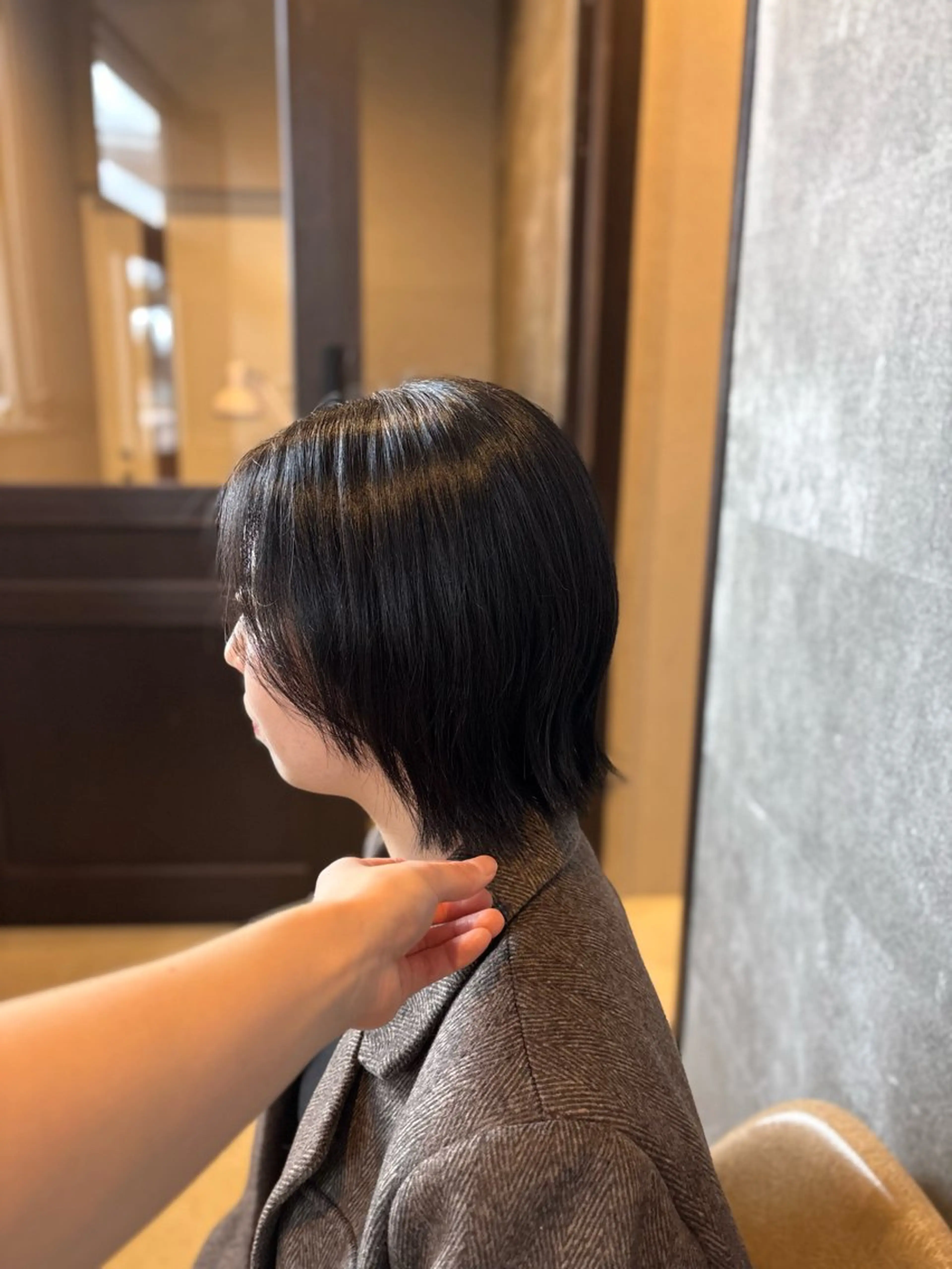 ショート レイヤーカット カット ヤマノウチ アヤカのヘアスタイル