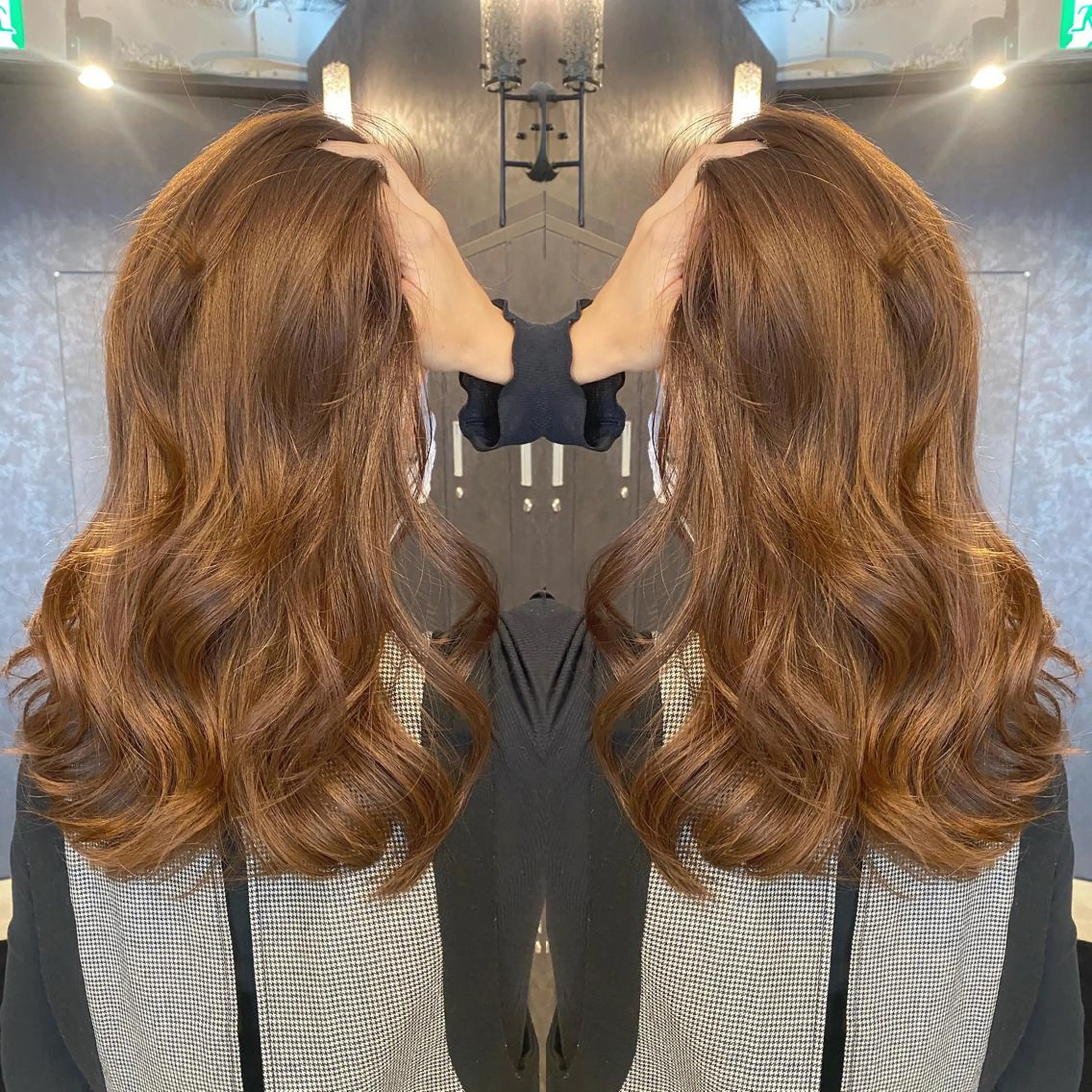 ロング カラー tocca 💜石田愛結💜のヘアスタイル