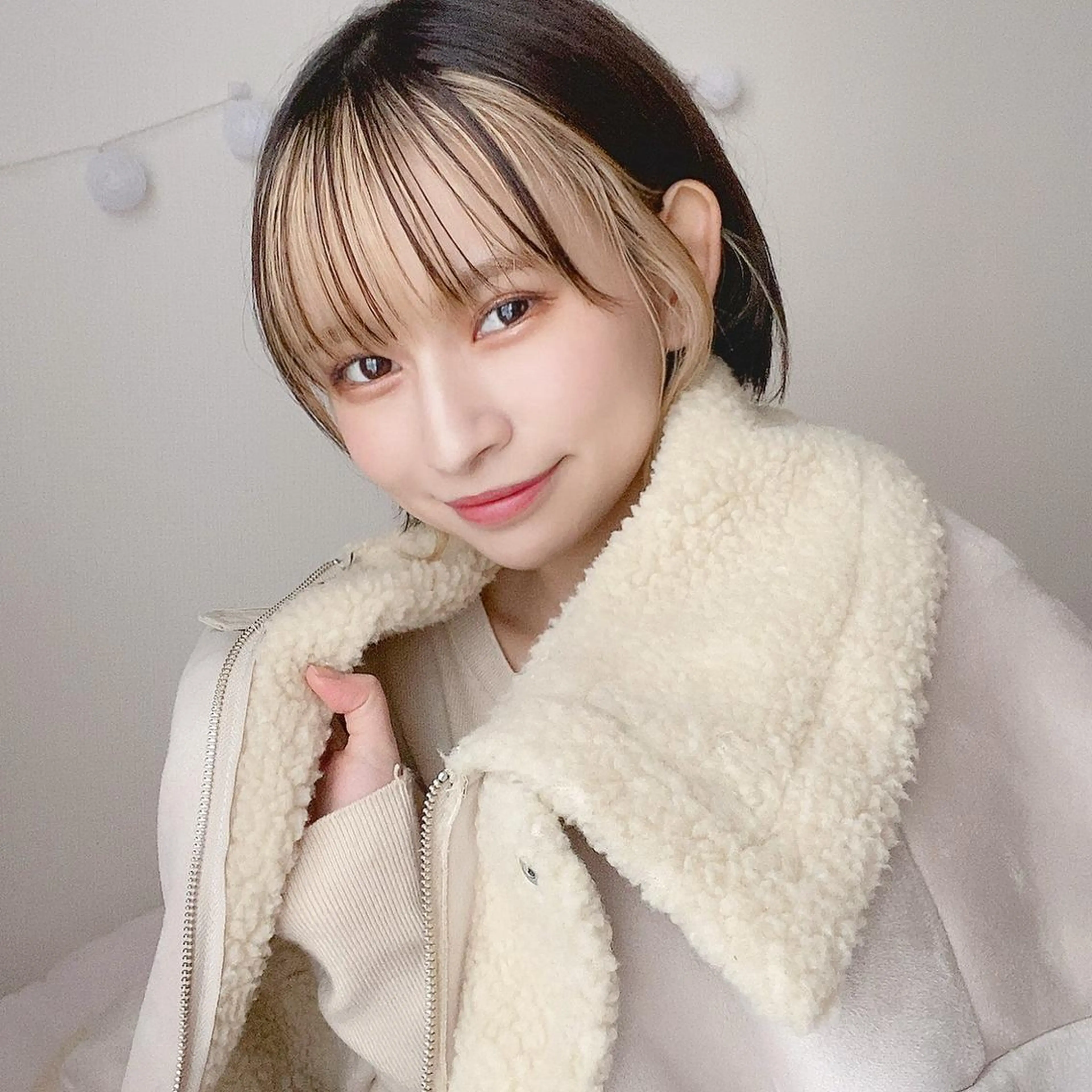 ショート カラー ミストバング  フェイスフレーミング カット インナーカラー/レイ ヤーカット♡/マキシのヘアスタイル