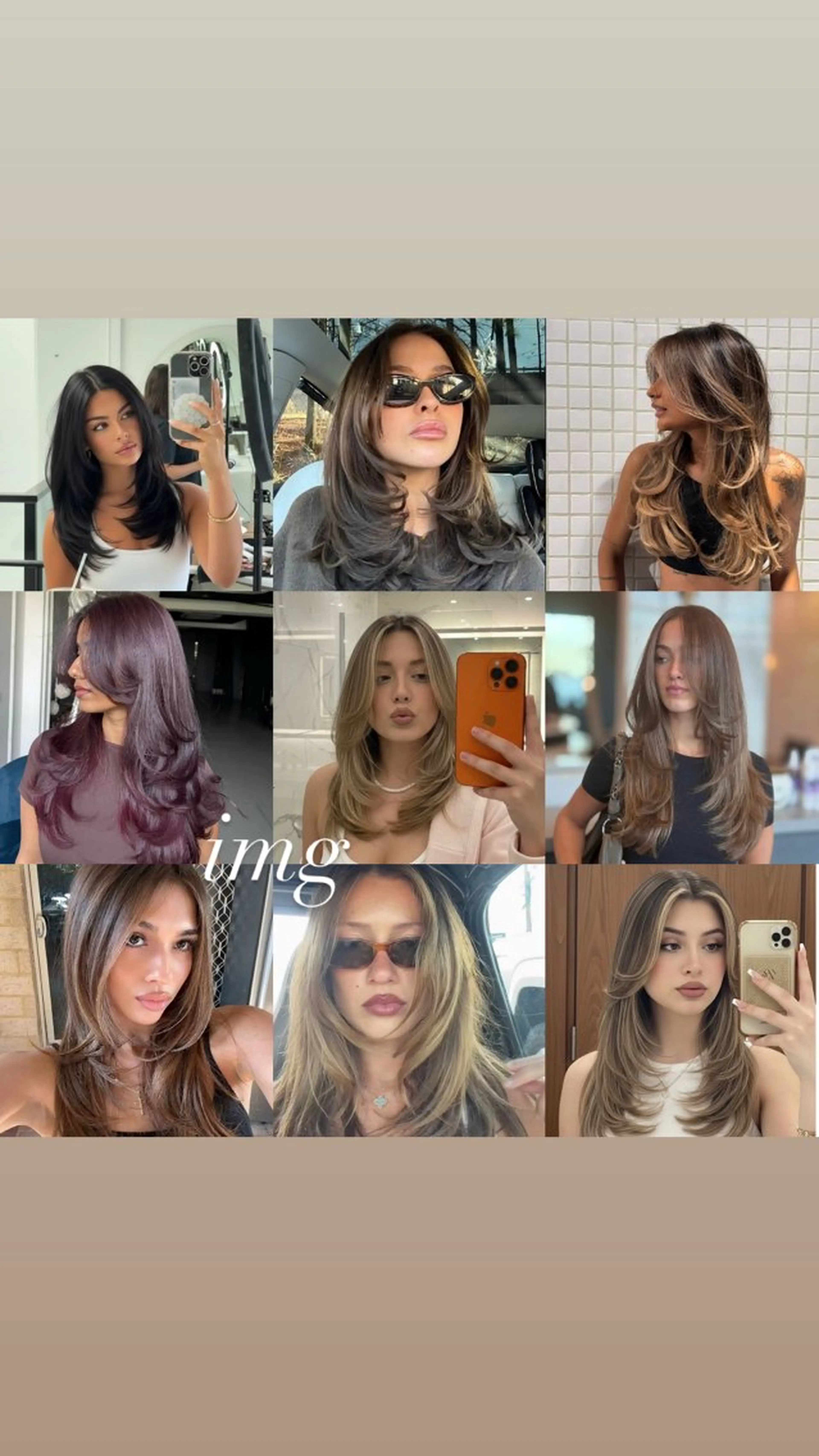 ロング YOLO 渋谷 konaのヘアスタイル