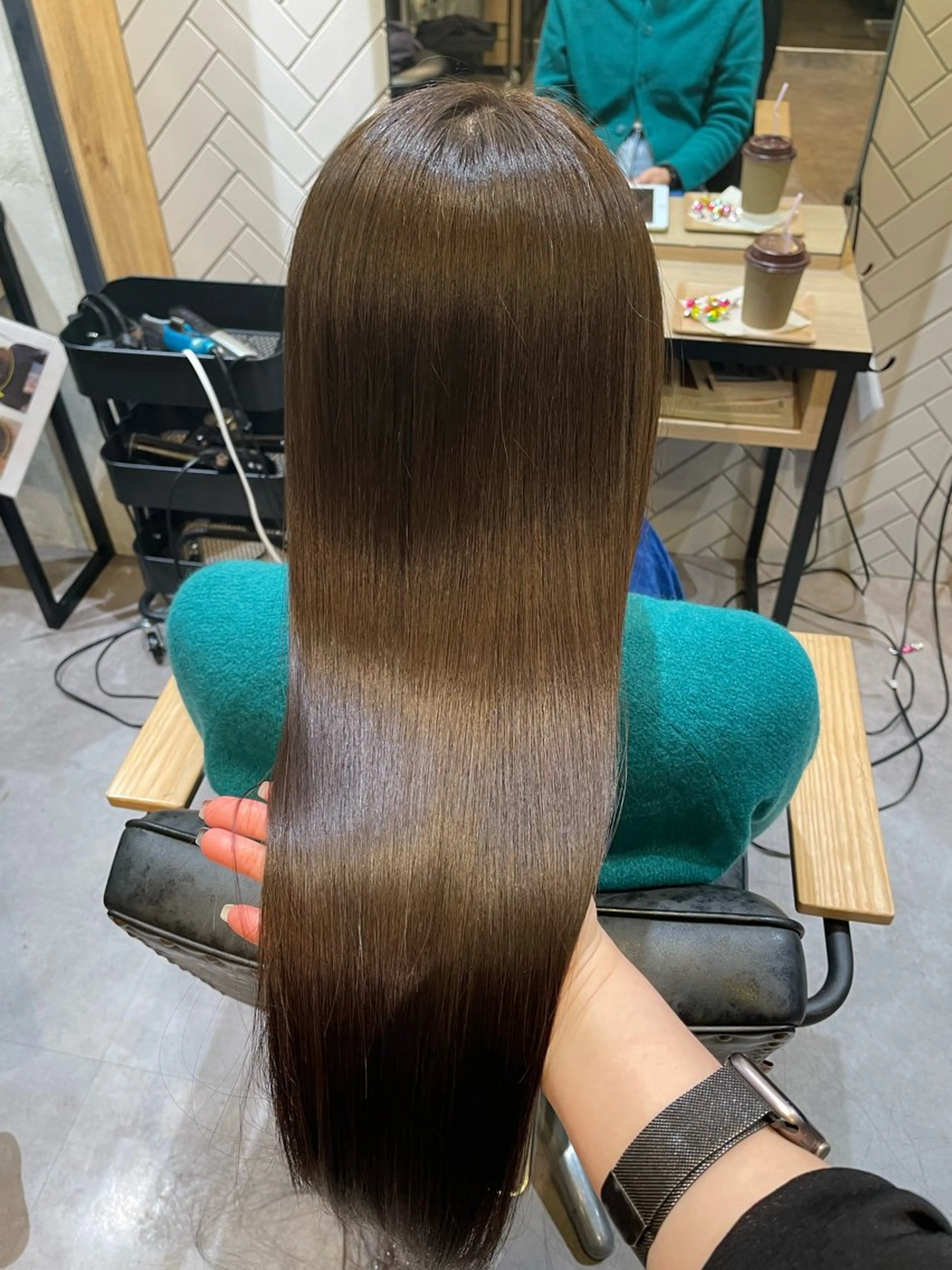 ロング カット ヘアカラー 縮毛矯正 Jewel  Box東梅田所属・髪質改善サロン 梅田/ヨナミネのヘアスタイル