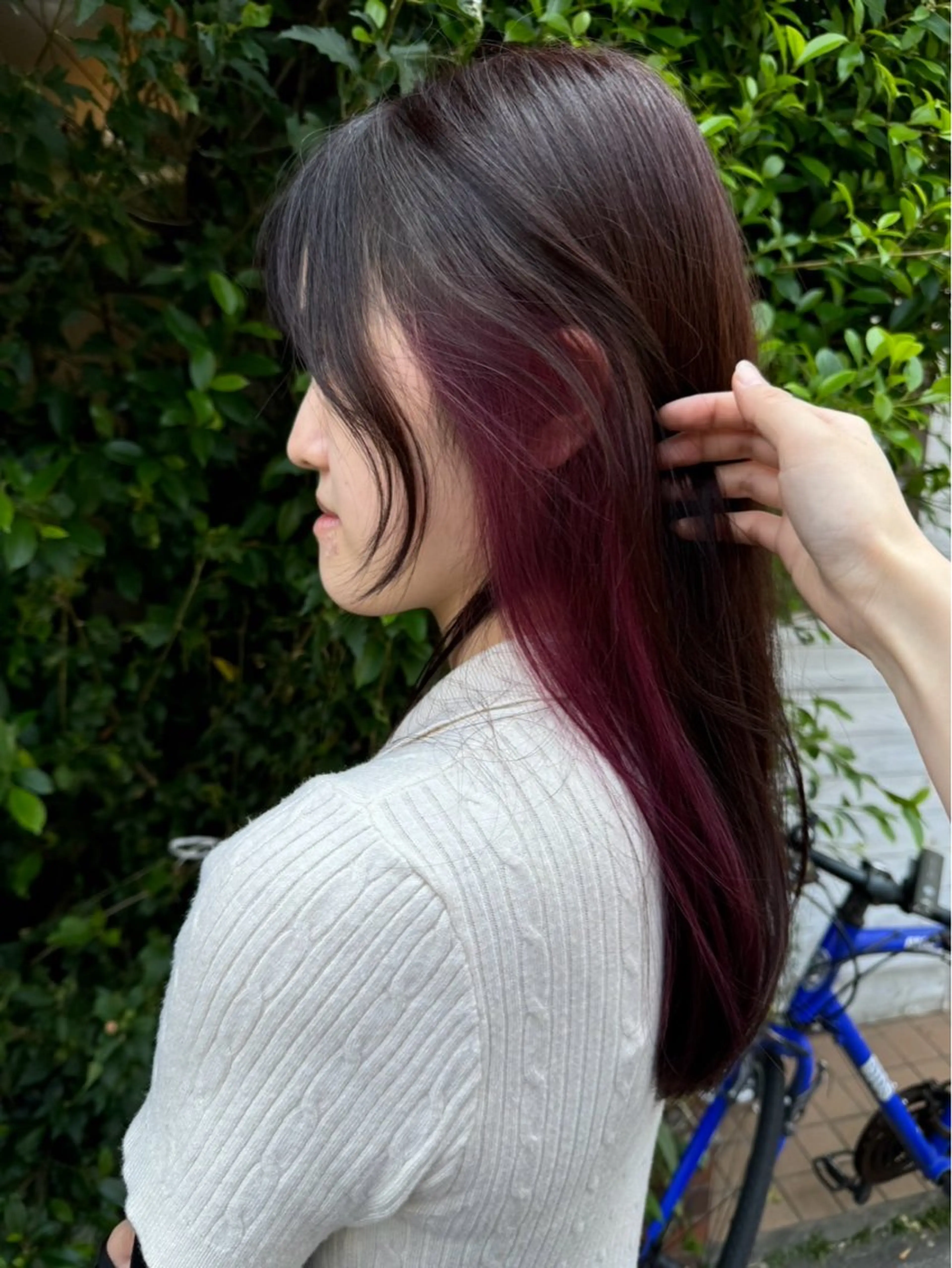 カラー ブリーチ story 増田 わかなのヘアスタイル