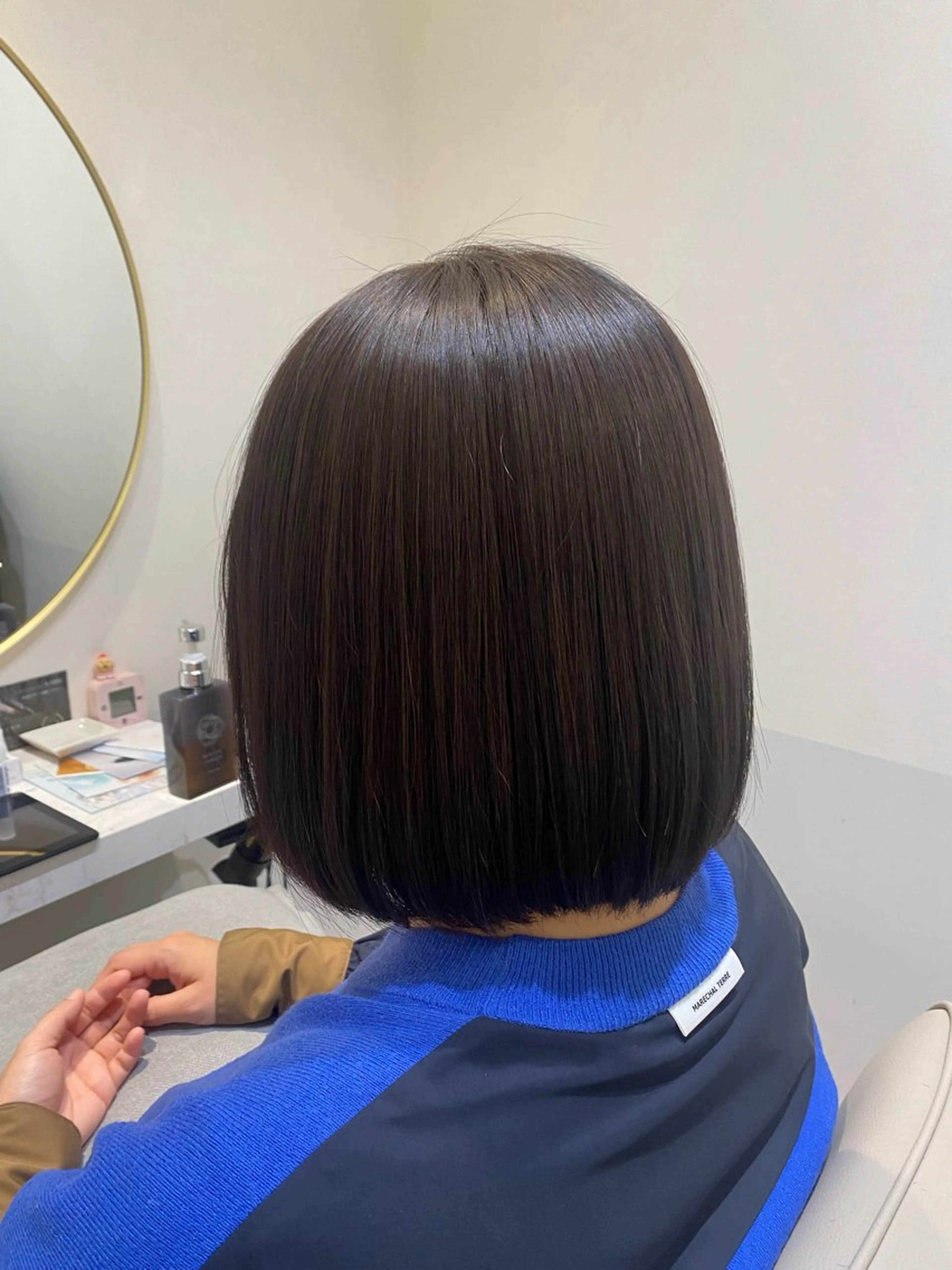 ショート カラー グレージュ ボブ トリートメント 韓国ヘア・カラー 🩵SHIZUKUのヘアスタイル