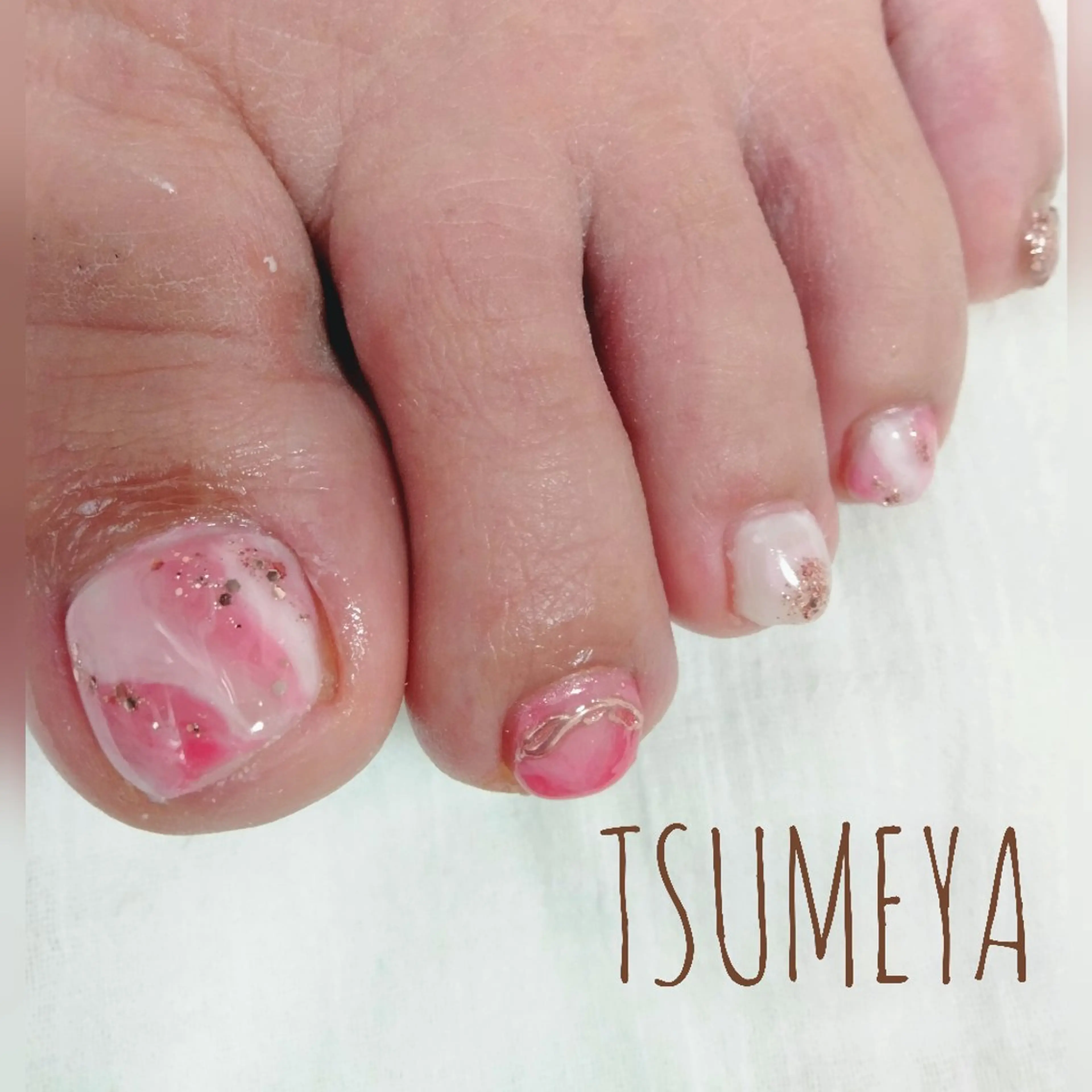 ネイル フットネイル フットネイル _TSUMEYA _のネイルデザイン