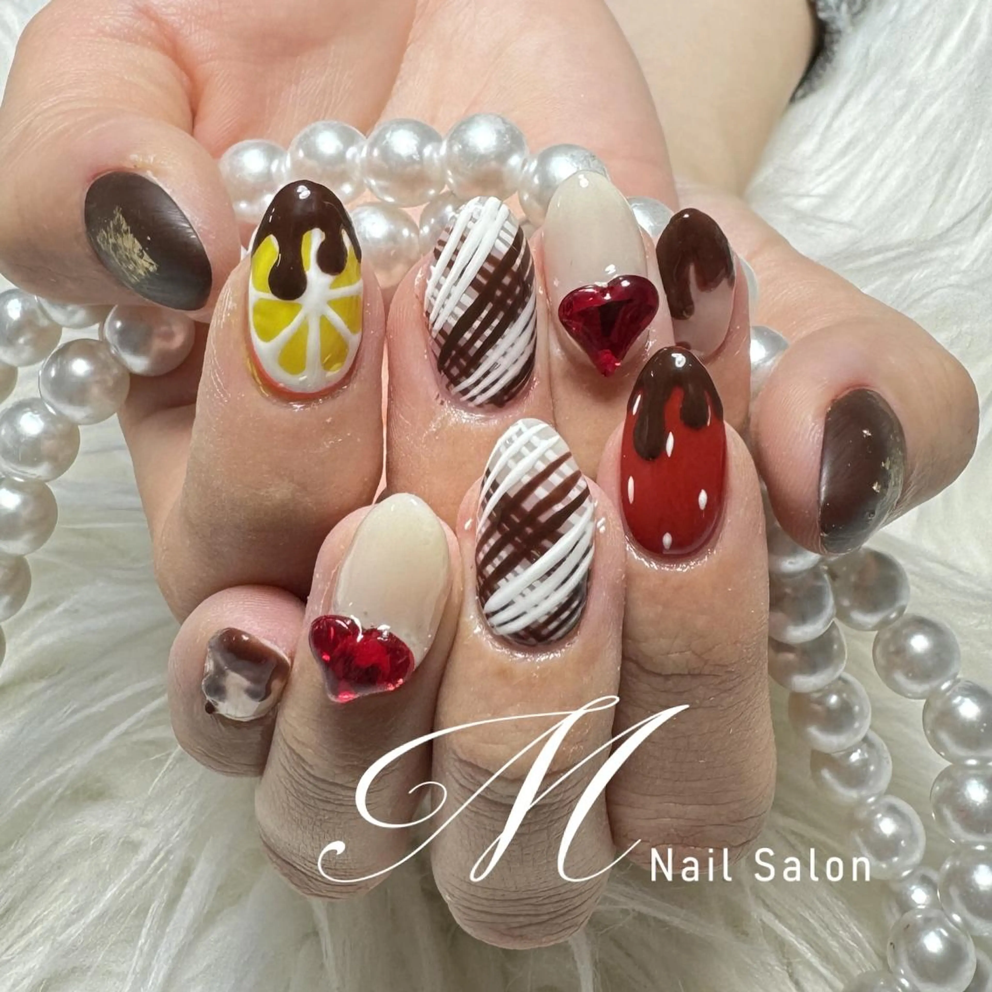ネイル ✨M Nail✨池袋 パラジェル取扱店①のネイルデザイン