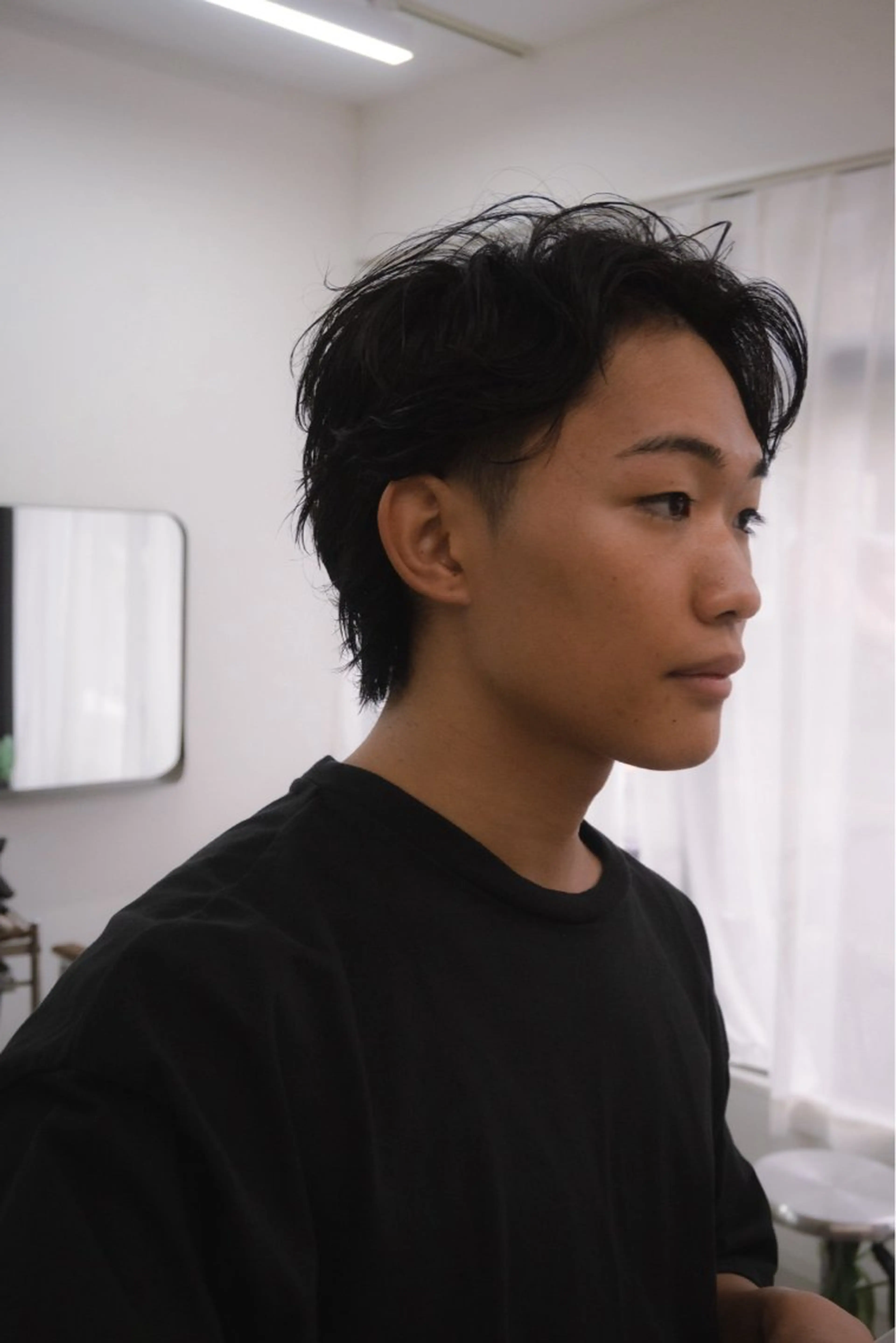 ショート カット パーマ ハッシュカット /レイヤー/大阪中津のヘアスタイル