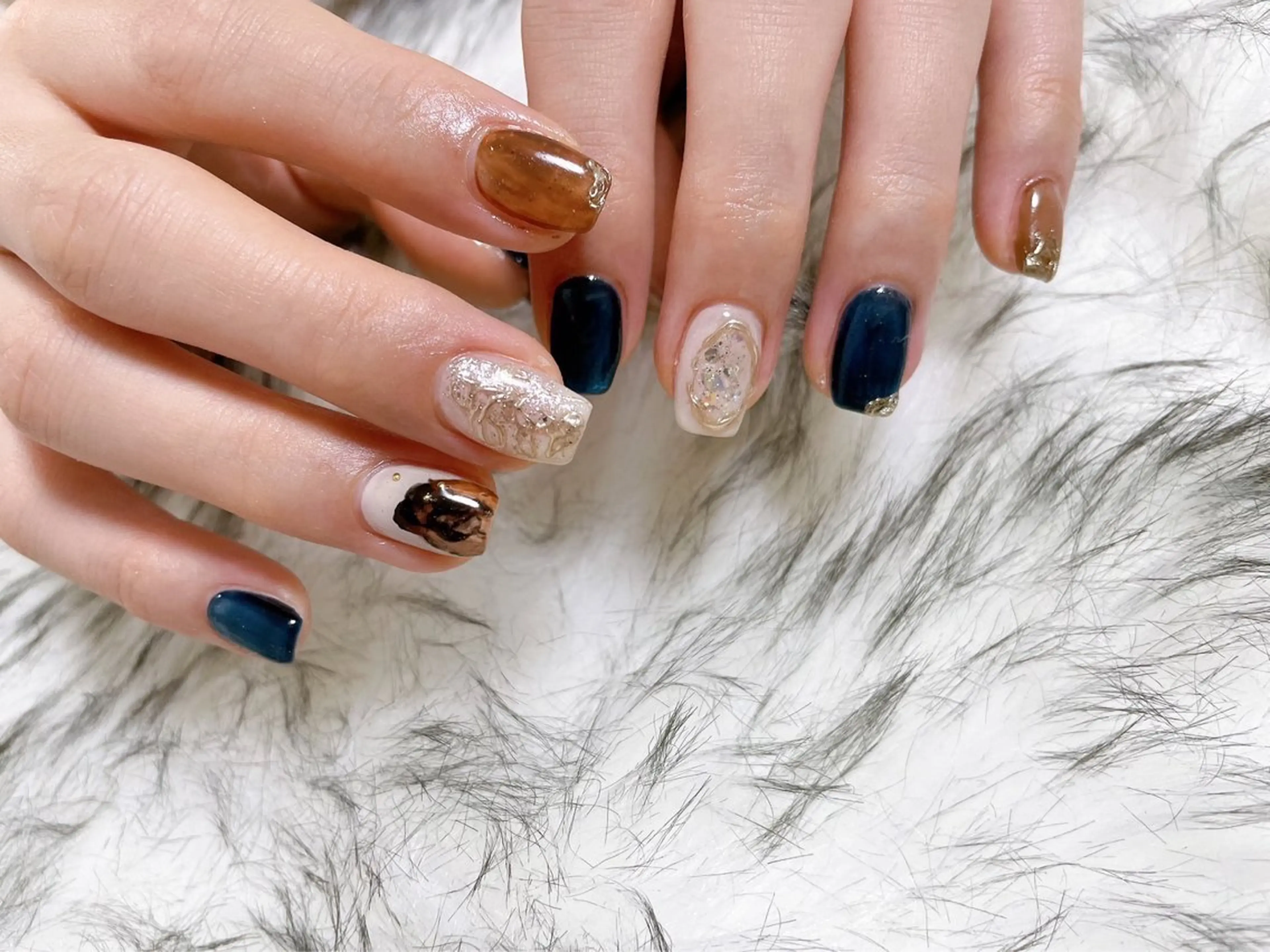 ネイル ジェルネイル 韓国ネイル パラジェル kikinail 溝の口のネイルデザイン