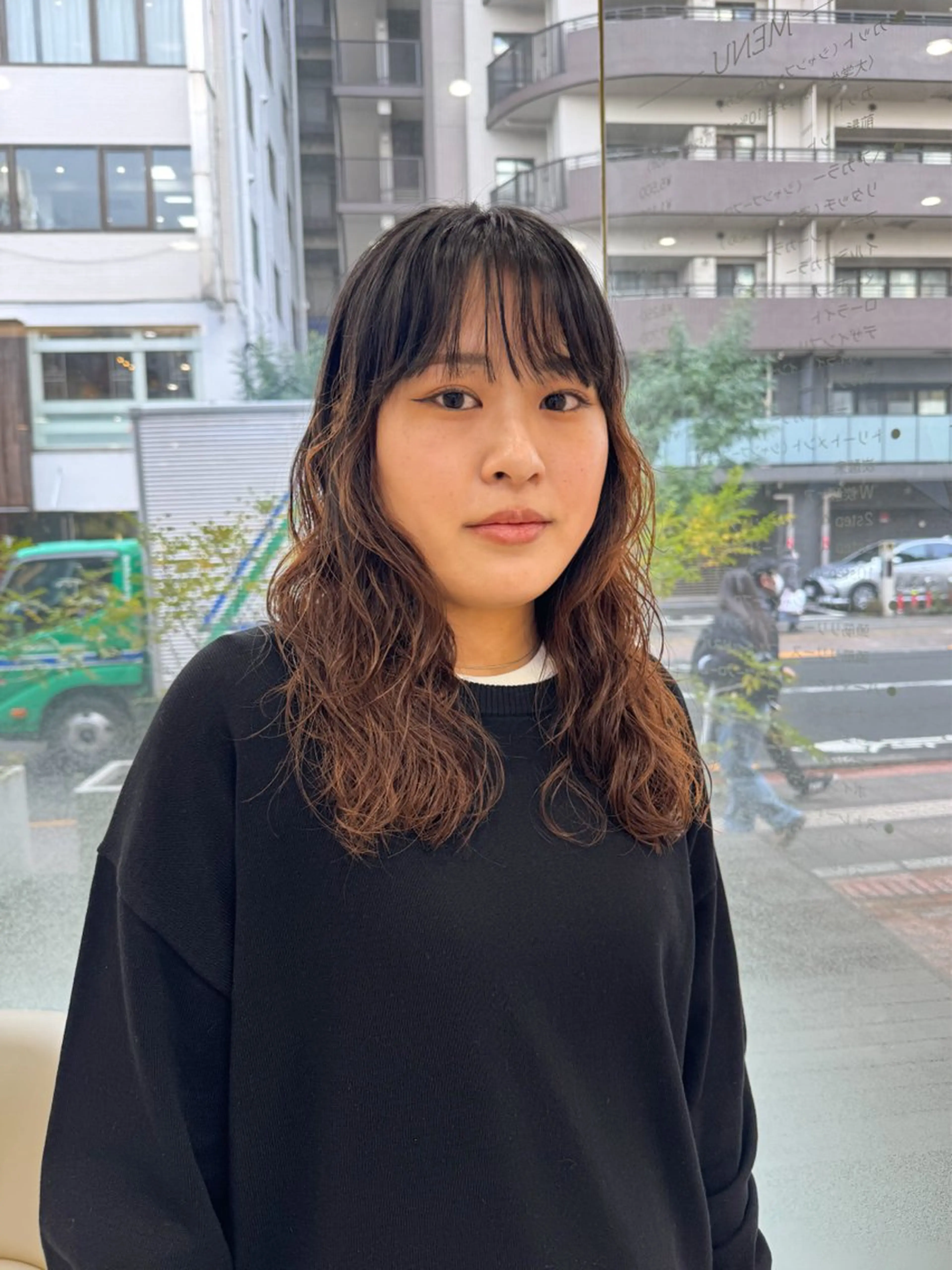 ミディアム パーマ ミディアムパーマ Seeknext // Rukaのヘアスタイル