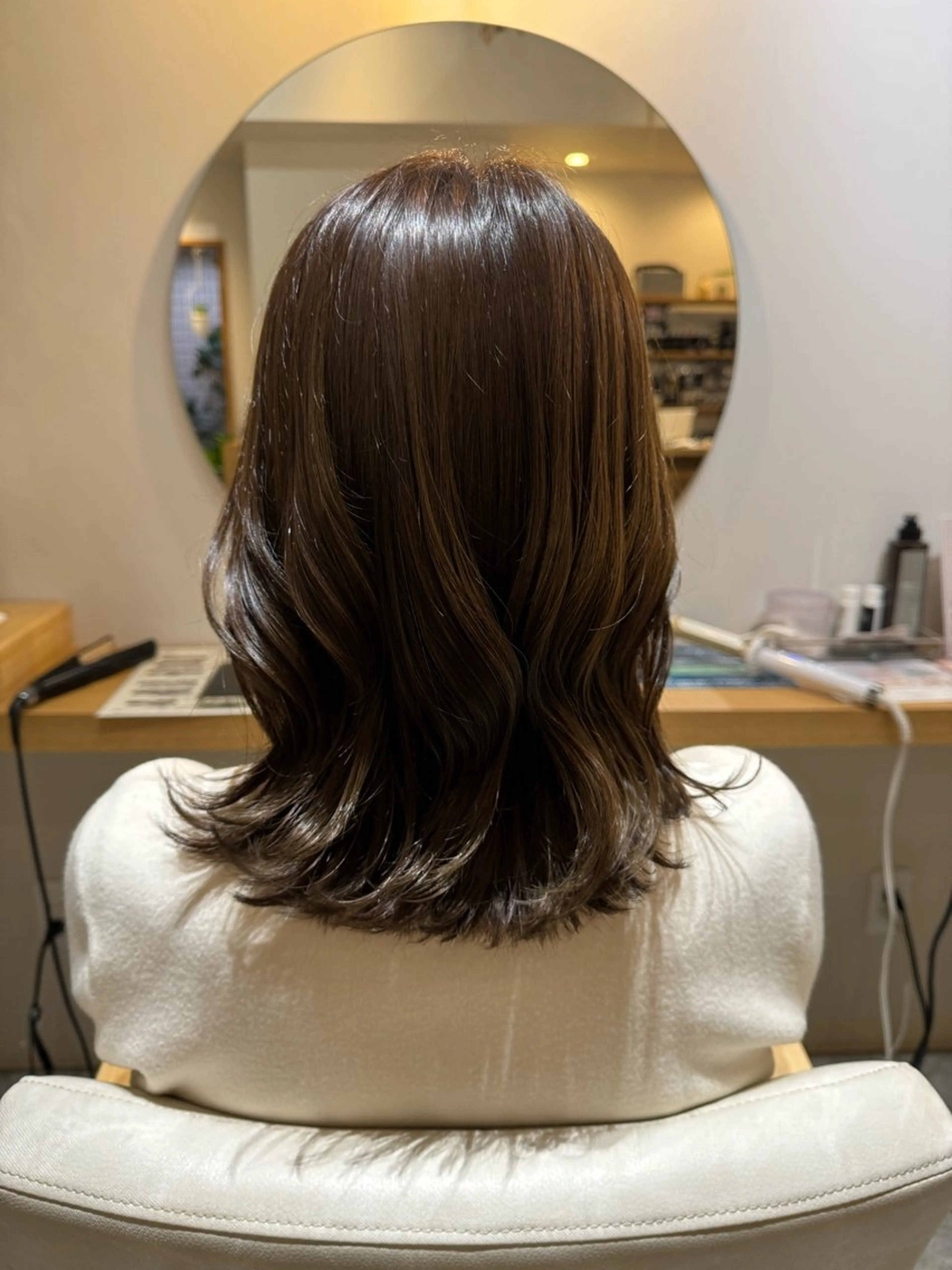 ミディアム 《PARAGO緑橋》 内田美結のヘアスタイル