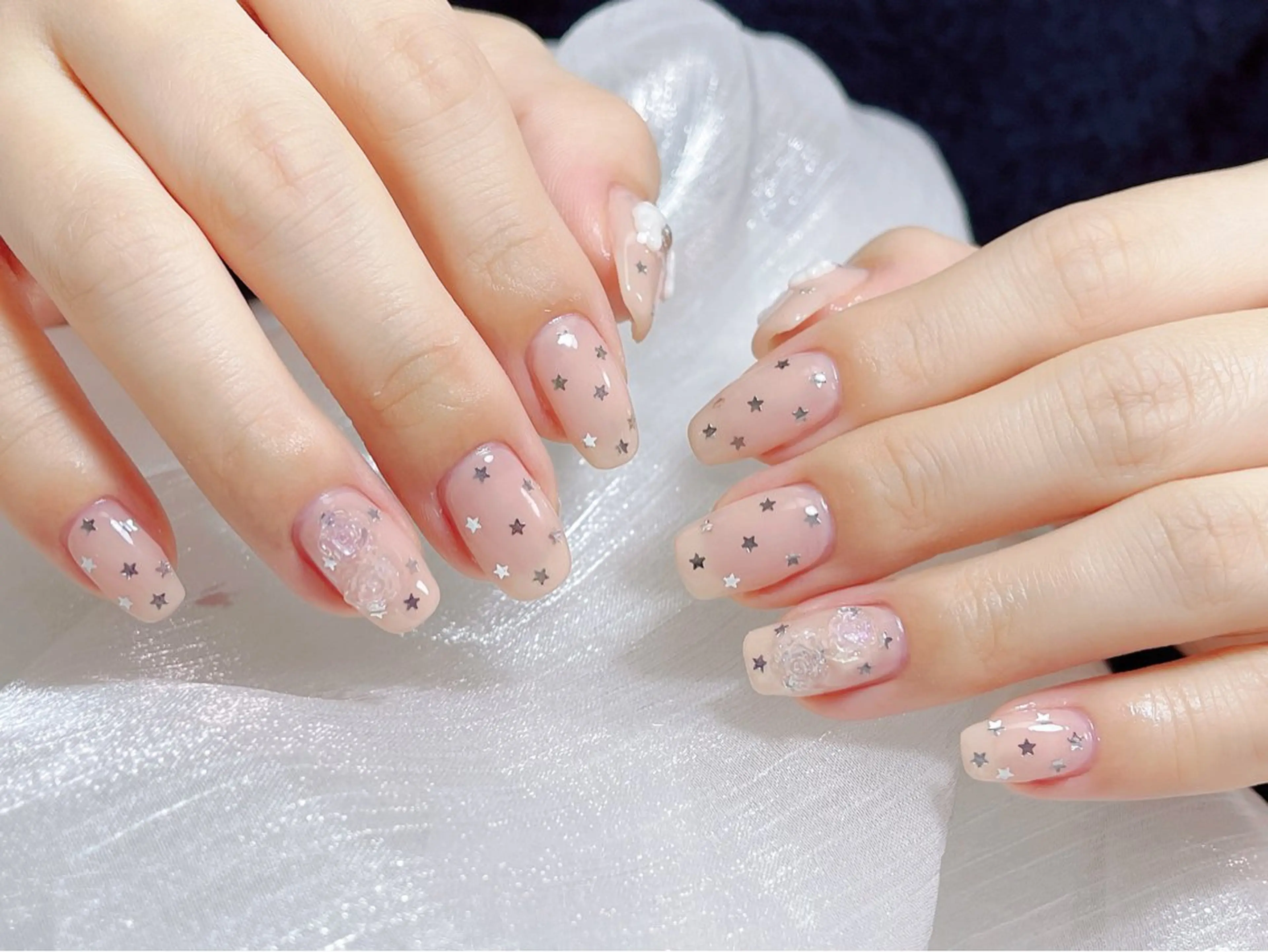 ネイル ハンドネイル 🎀ネイルサロン エクラYUI🎀のネイルデザイン