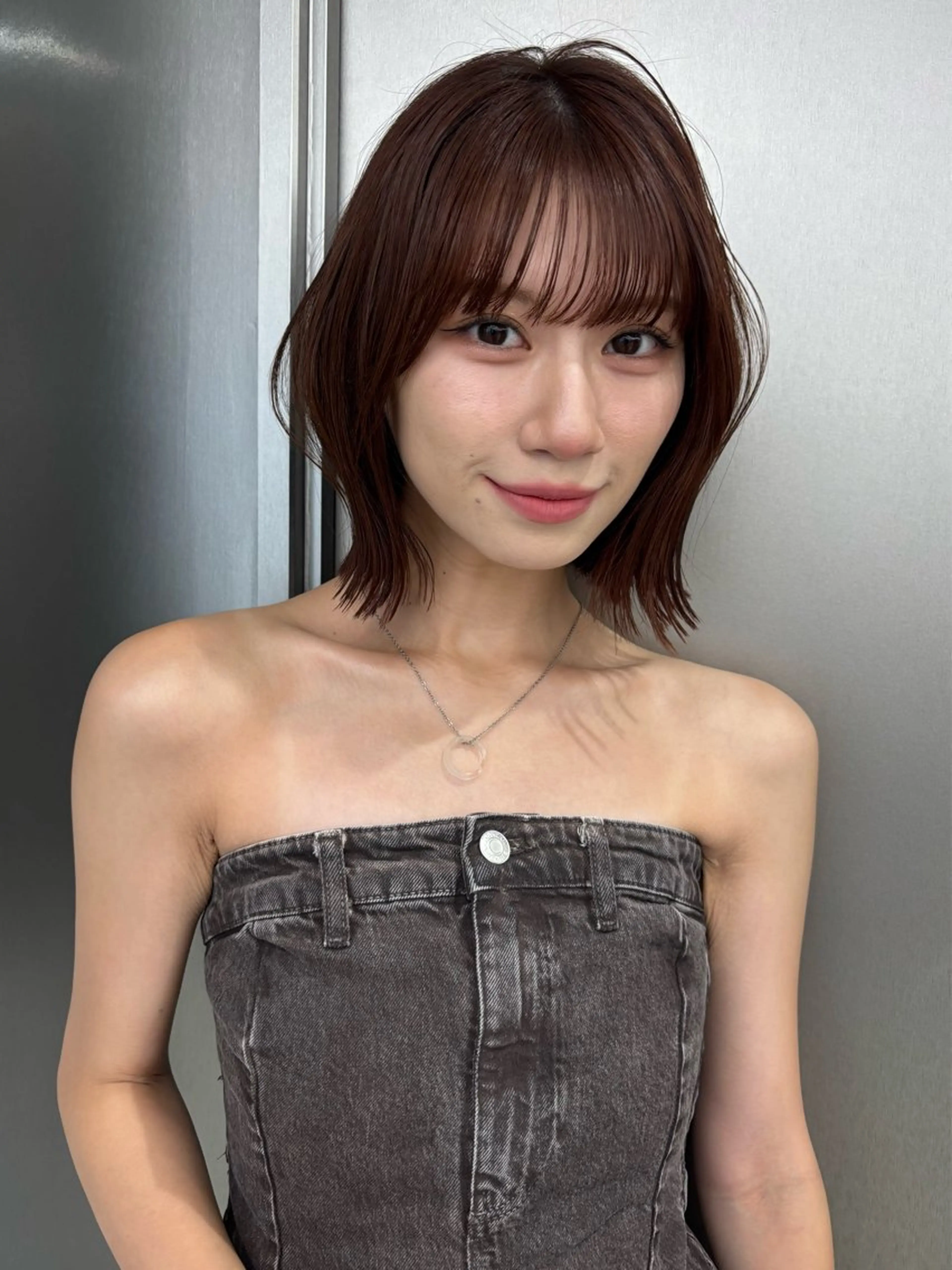 ミディアム ユズキ/銀座似合わせ カット♡透明感カラーのヘアスタイル