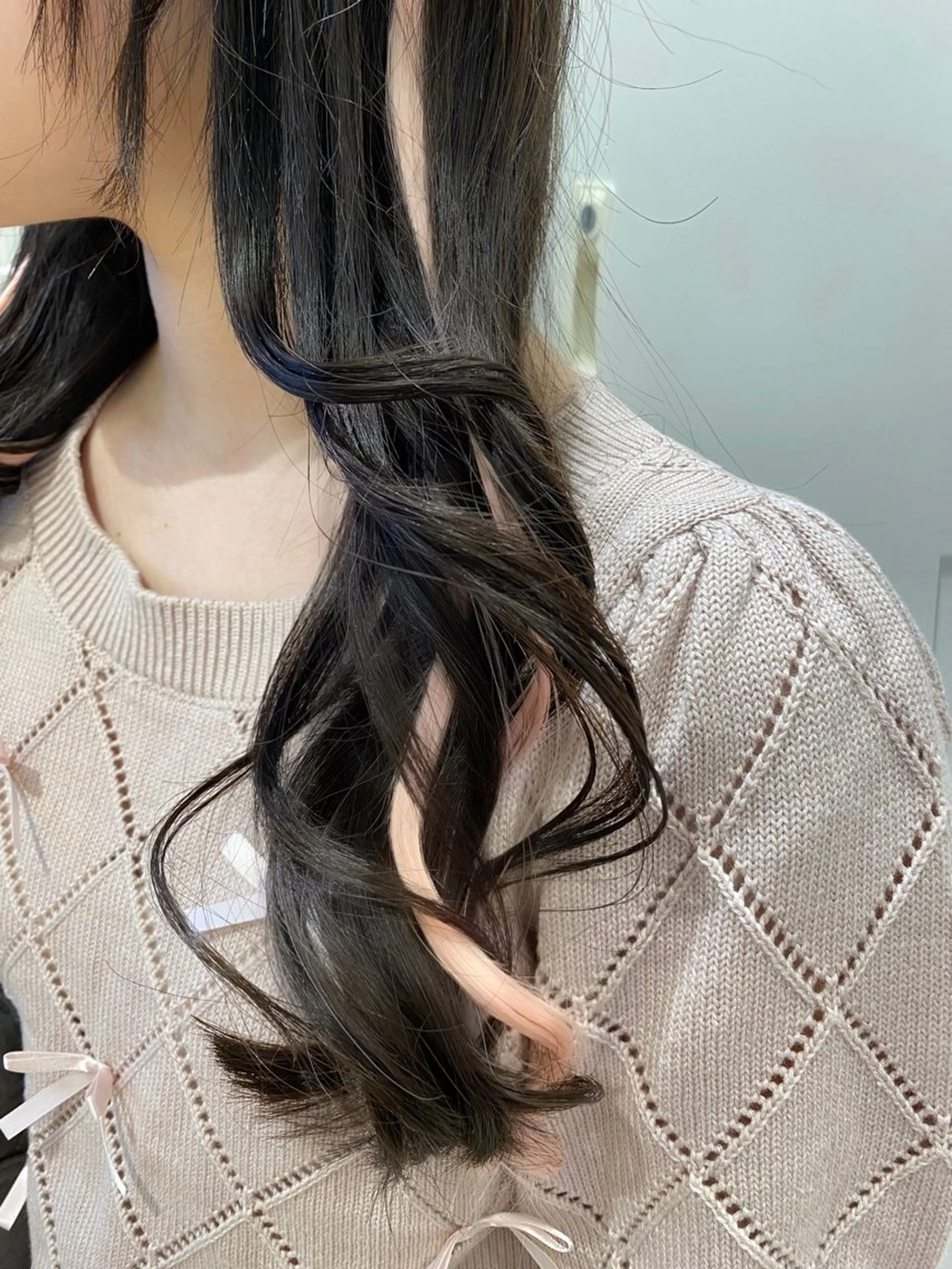 エクステ 𝐲𝐮𝐮𝐦𝐢 エクステ/ 艶カラーのヘアスタイル