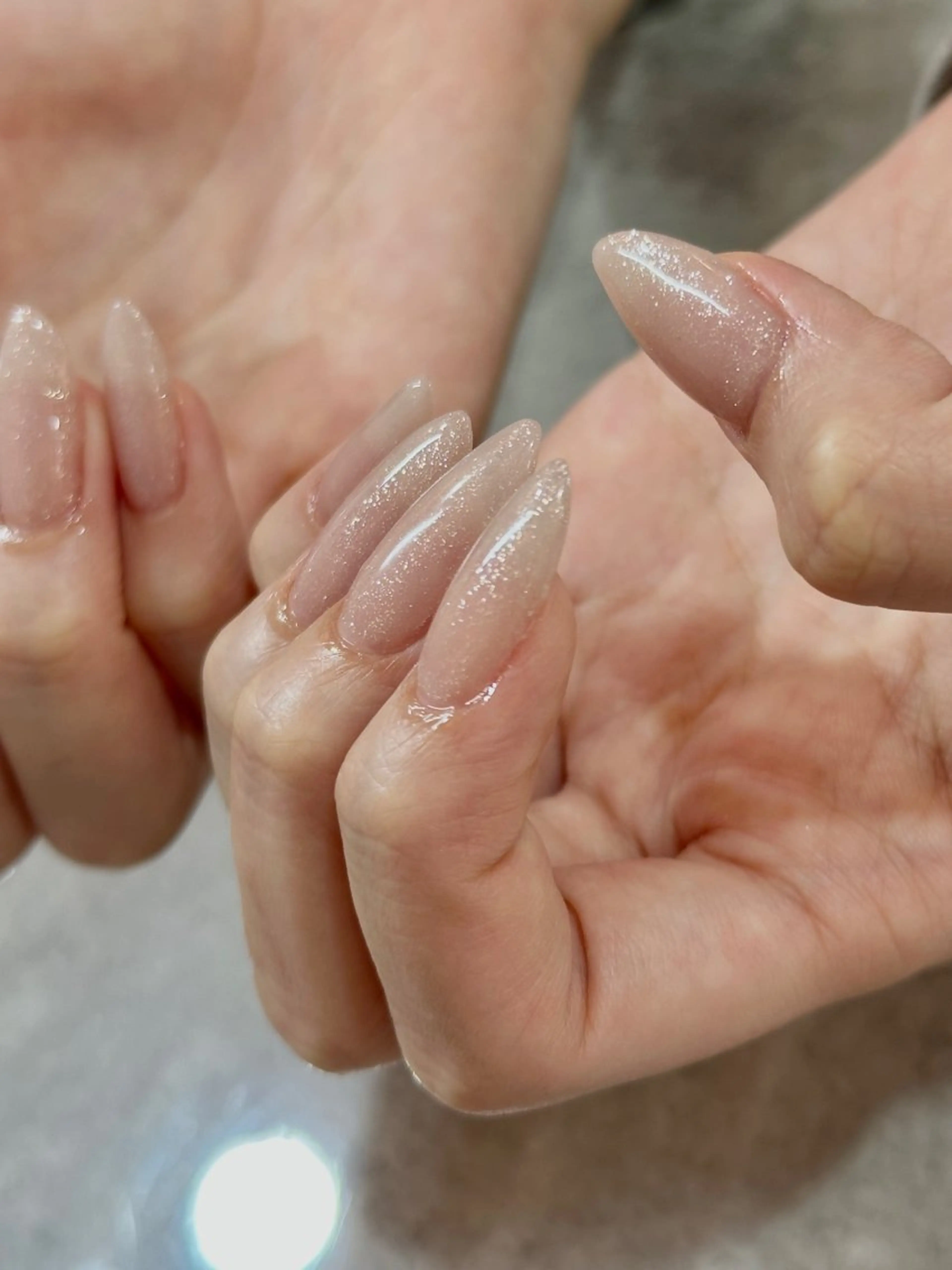 【練習モデル様限定】オフ有り 長さ出し10本ワンカラーの写真