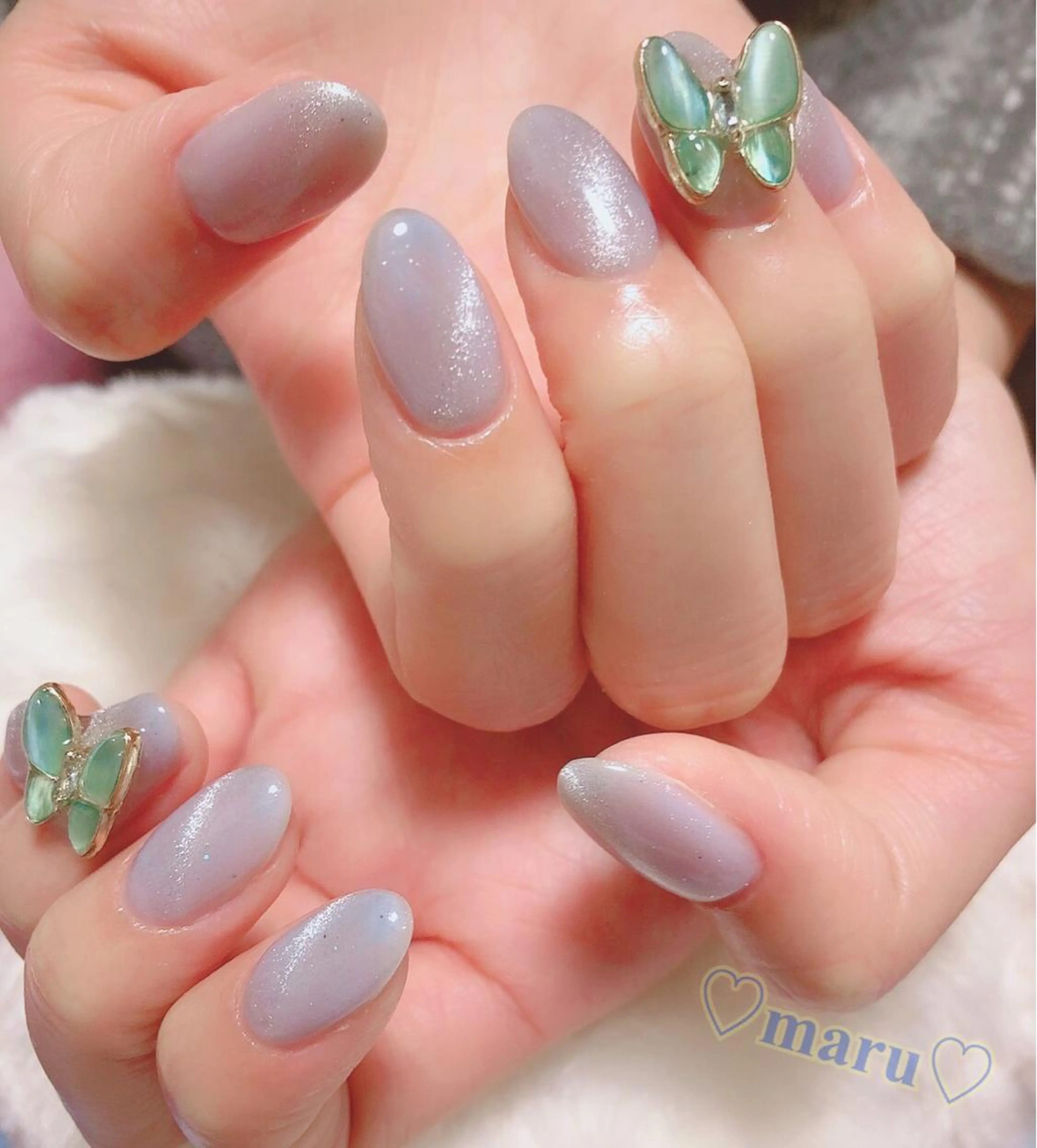 ネイル マグネットネイル ミラーネイル 持ち込み ハンドネイル フットネイル まるみ♡7/1〜値上 げ致します(>_<)のその他イメージ