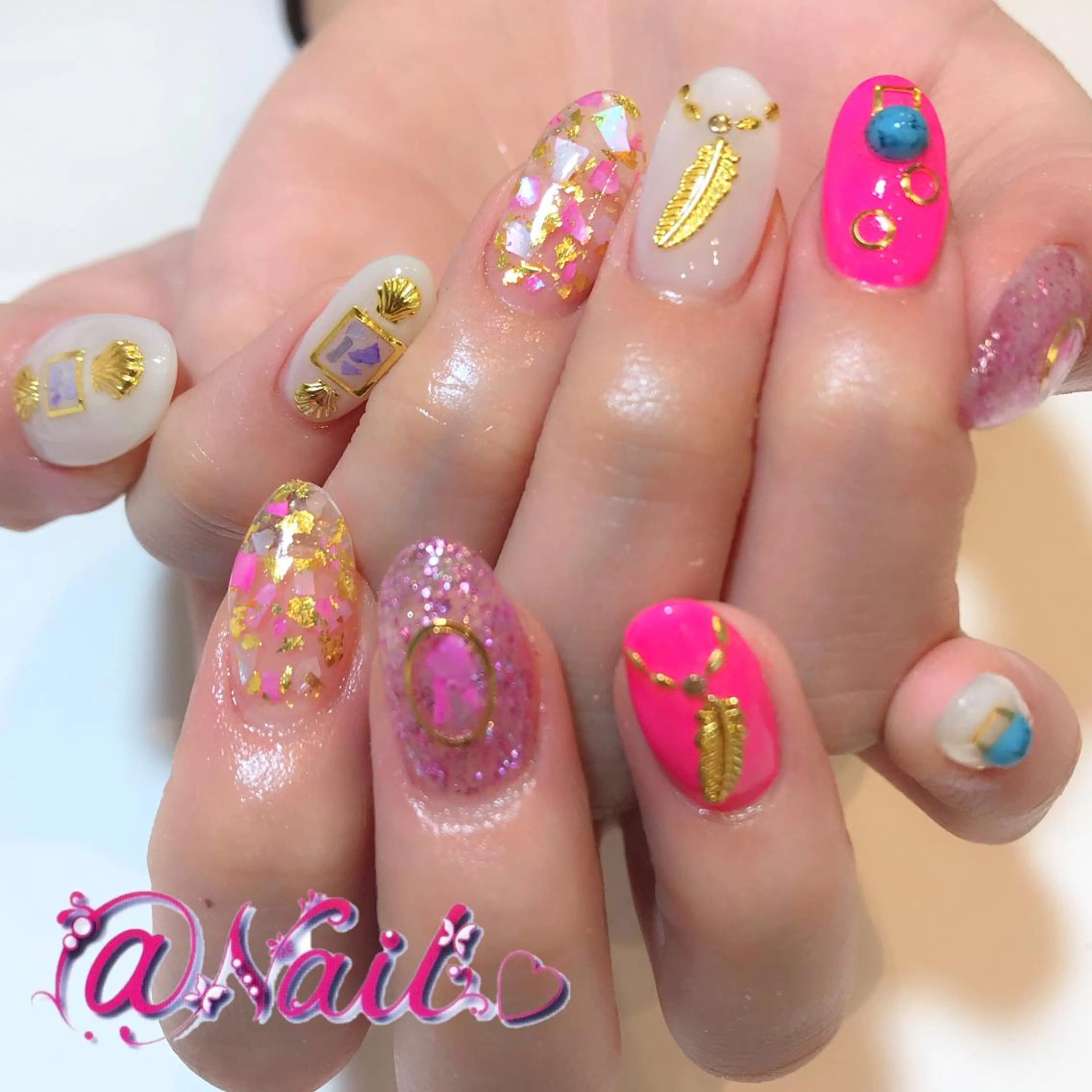 ネイル 小尾 栞のネイルデザイン