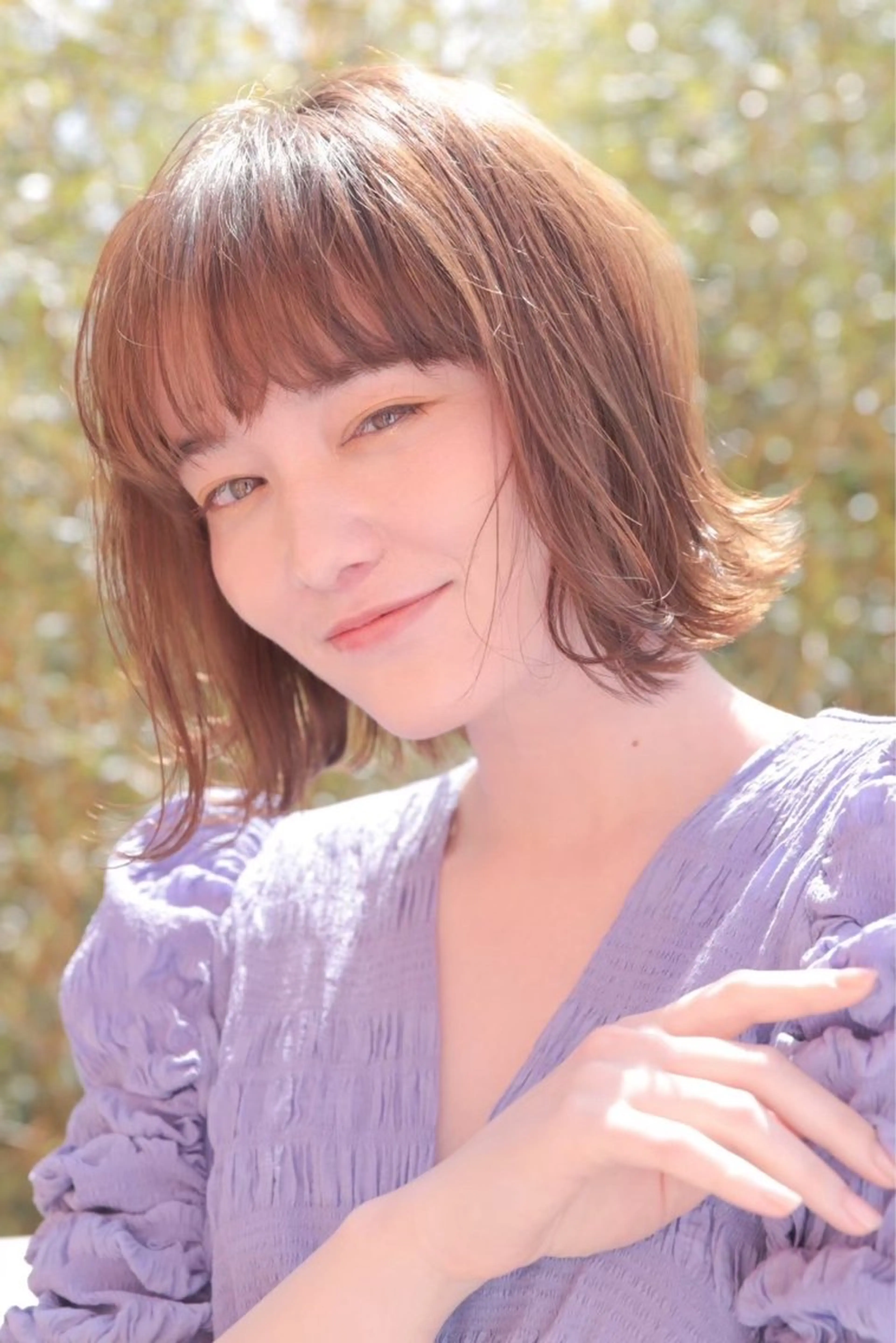 カラー ゆうこ 🩷🩶のヘアスタイル