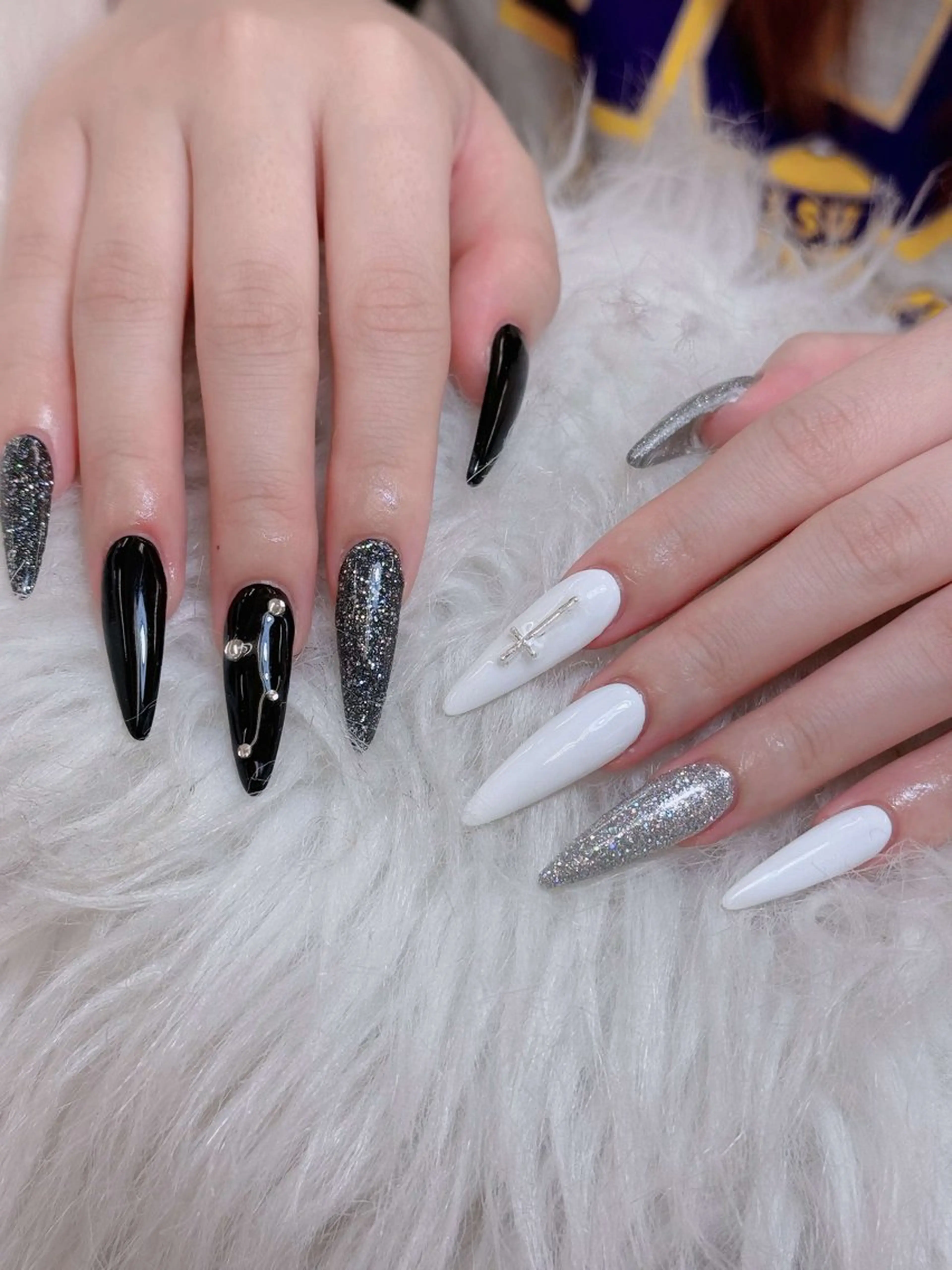 ネイル アートネイル オーロラネイル チークネイル 長さ出し フットネイル Chan nailsのネイルデザイン