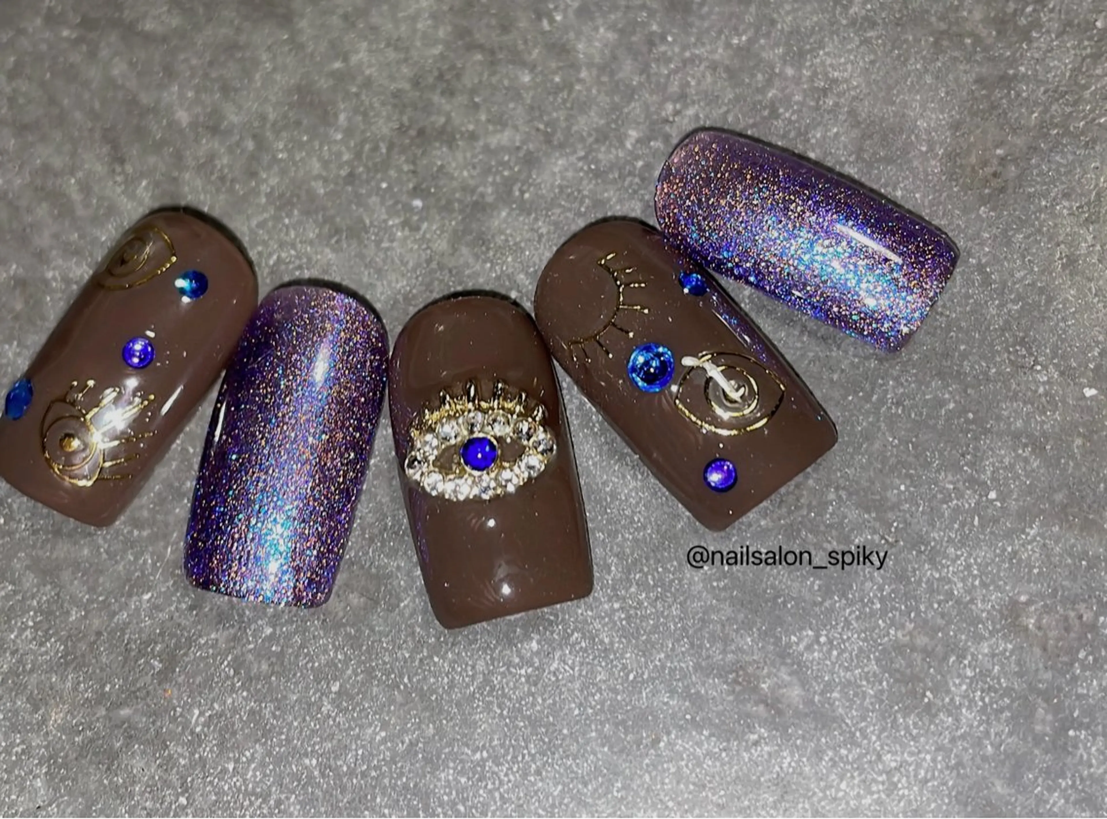 ネイル Spiky とうげ ふうかのネイルデザイン