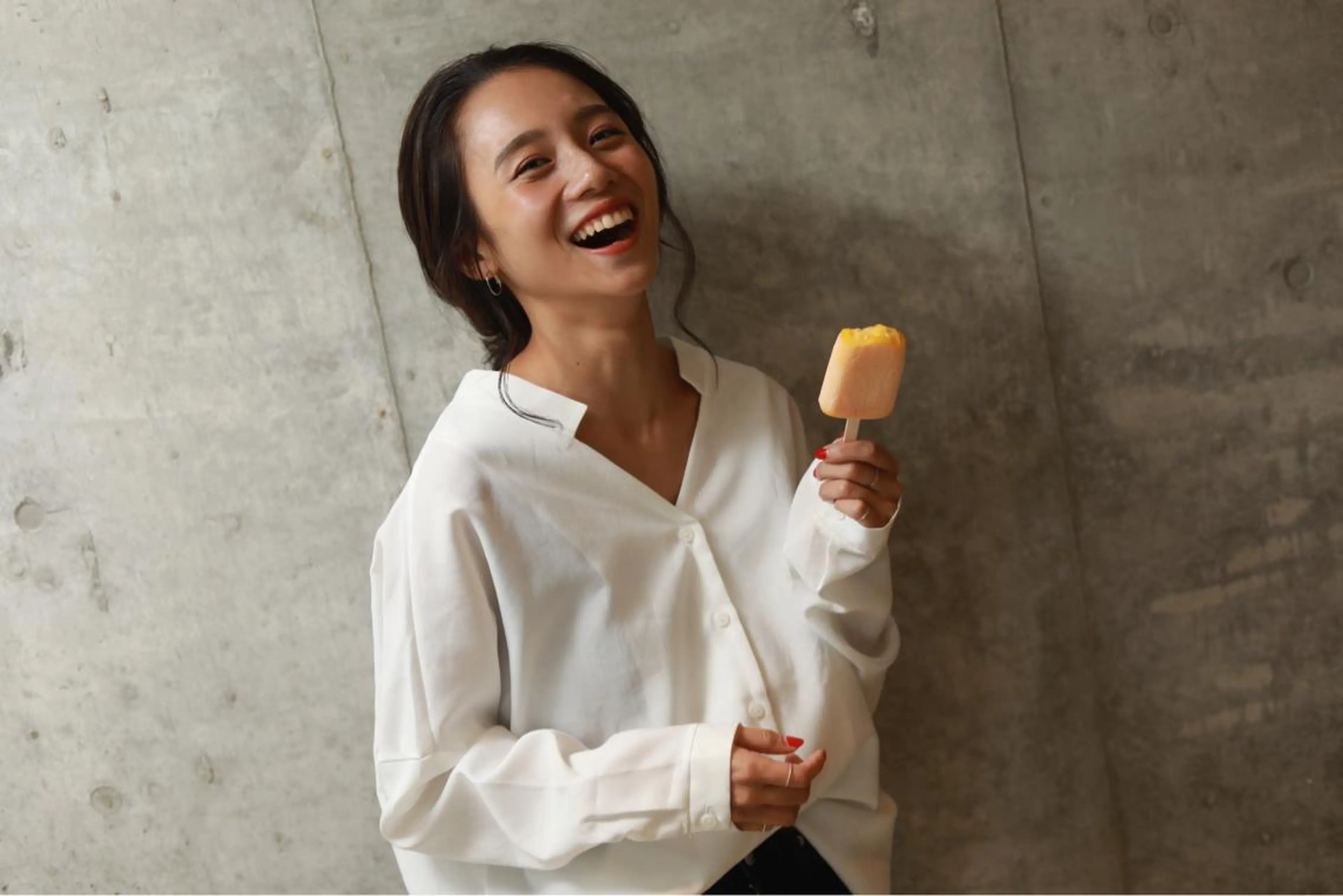ロング カラー ヘアアレンジ Lolonois梅田 スタッフのヘアスタイル