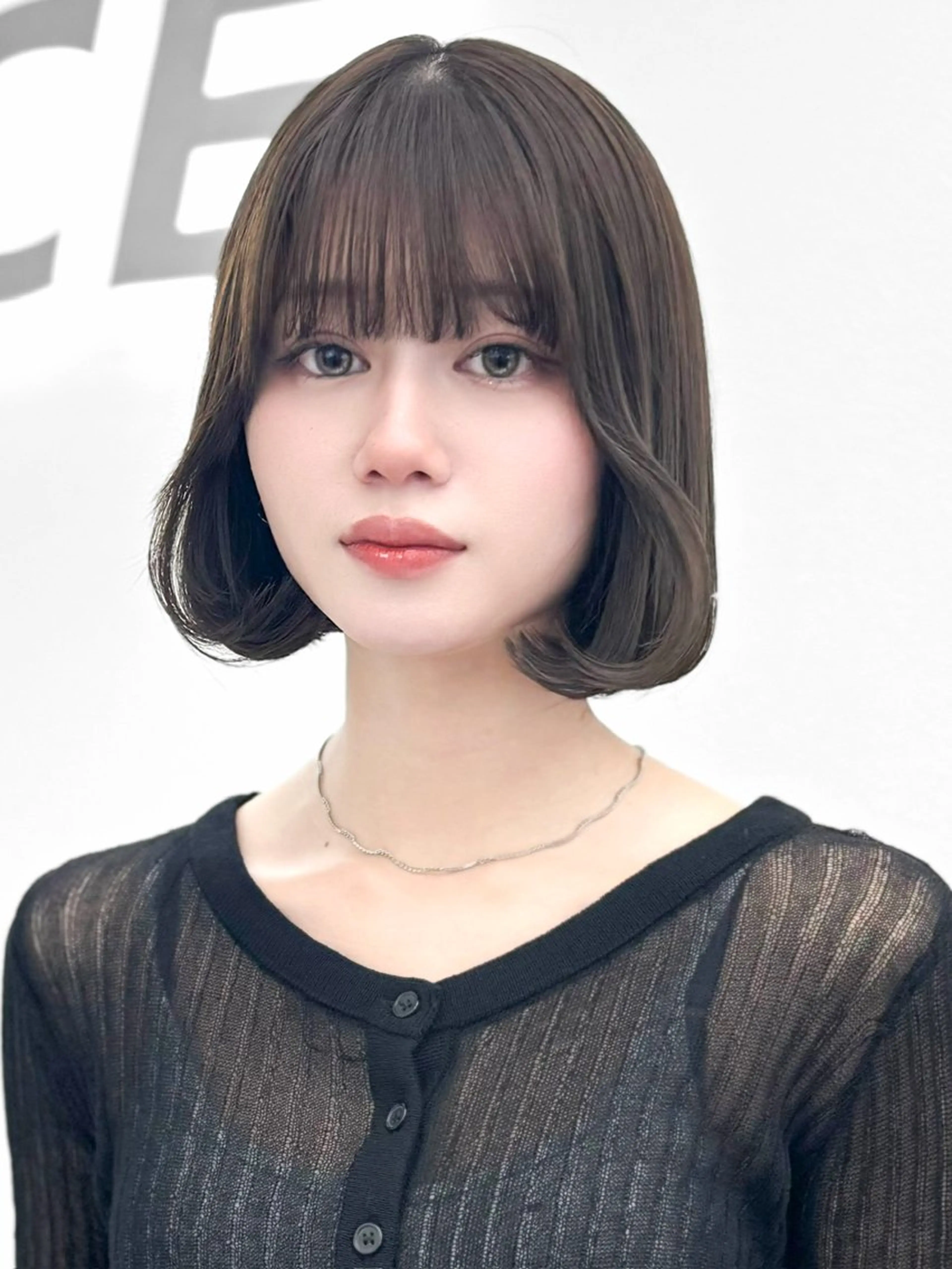 ミディアム カラー ヘアアレンジ カット ヘアカラー トリートメント ヘッドスパ ヘアセット 縮毛矯正🤍 盛れるボブ/ひかりのヘアスタイル