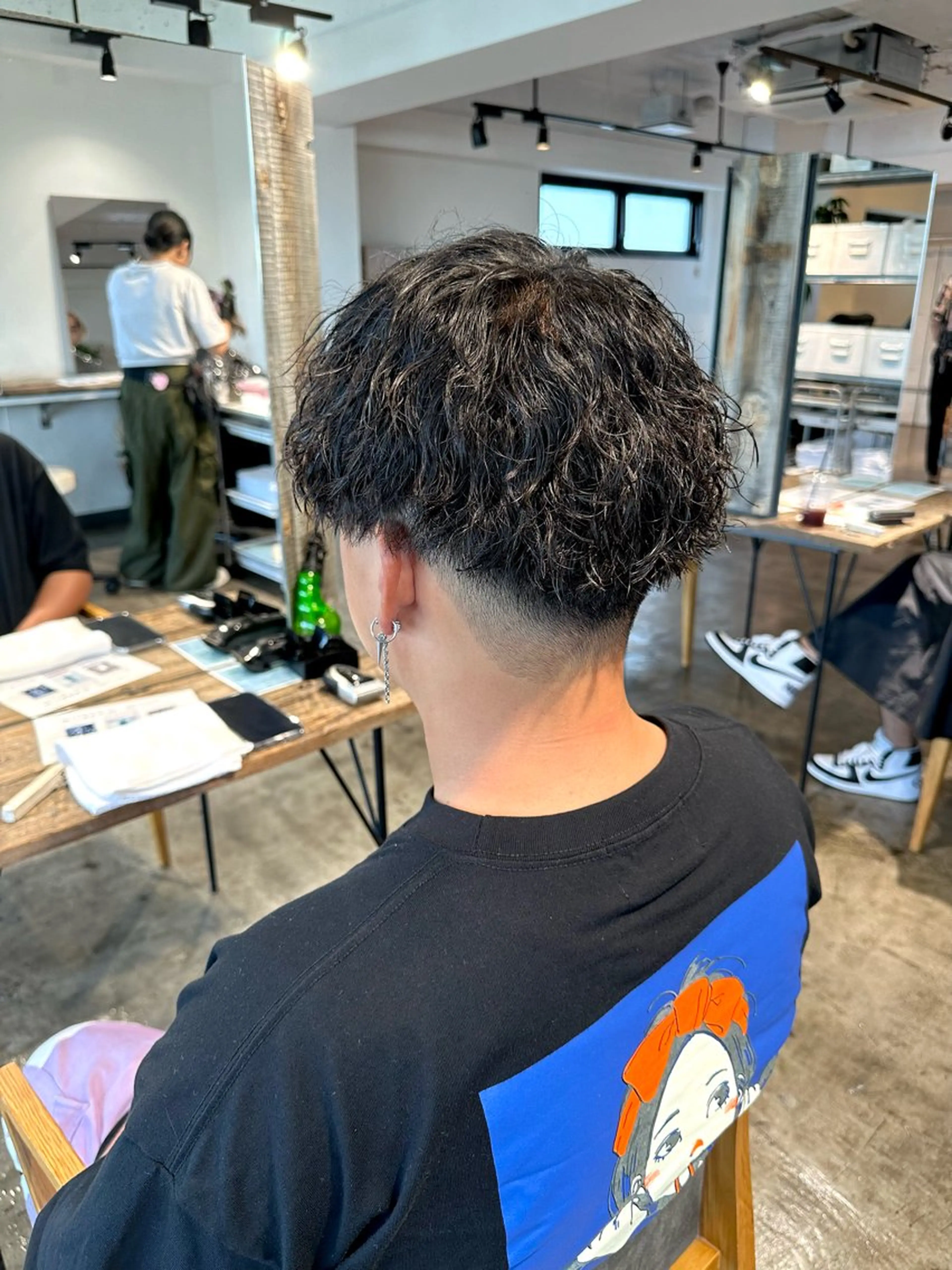 メンズ マッシュ メンズパーマ メンズツイストパーマ 波巻きパーマ ツイストパーマ カット ヘアカラー パーマ トリートメント 骨格補正施術/メンズ 専門美容師/YUYAのヘアスタイル